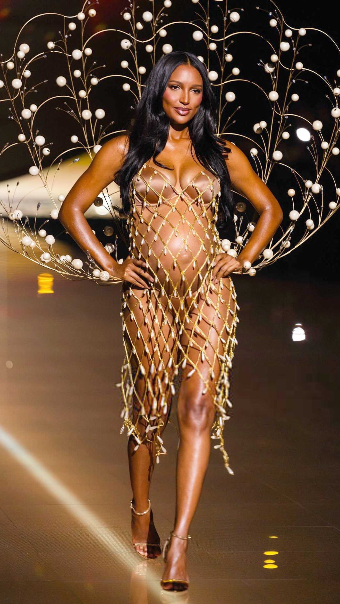 Jasmine Tookes Attends 2025 Victoria's Secret Fashion Show in New York City 10/15/2025