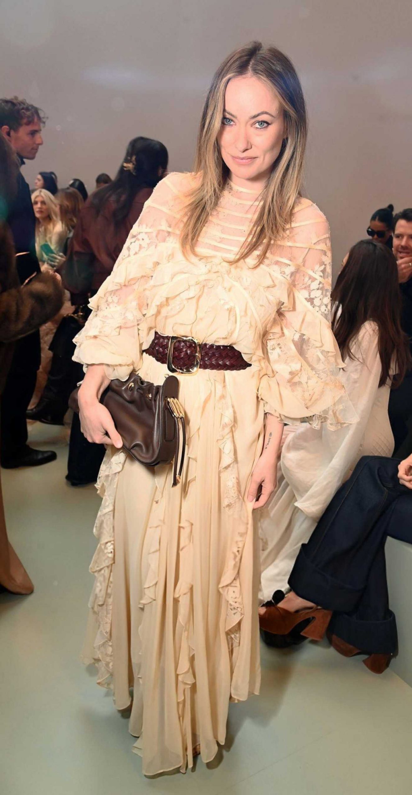 Olivia Wilde Attends the Zimmerman Fashion Show During 2025 Paris Fashion Week in Paris 10/06/2025