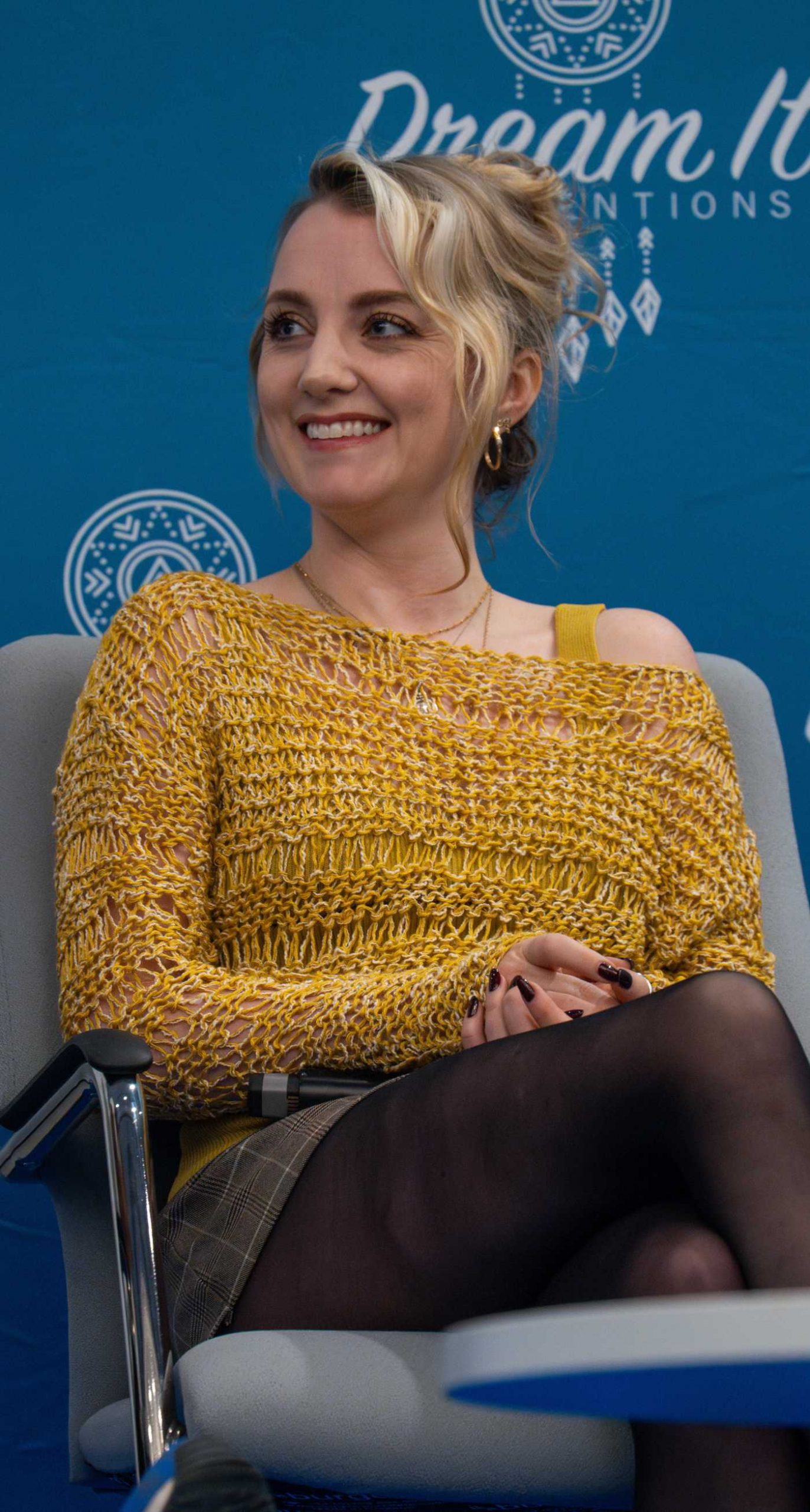 Evanna Lynch Attends Harry Potter: Enter the Magical World Convention at Hilton Charles de Gaulle Airport Hotel in Paris 11/09/2025