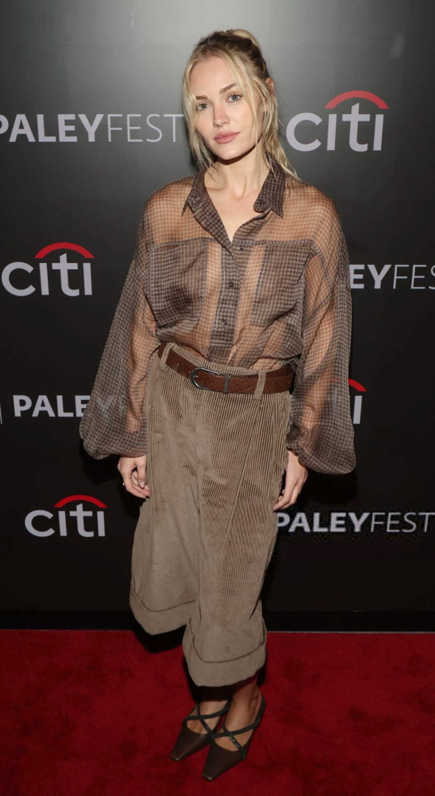 Michelle Randolph Attends the Landman Screening During PaleyFest NY 2025 in New York 11/09/2025