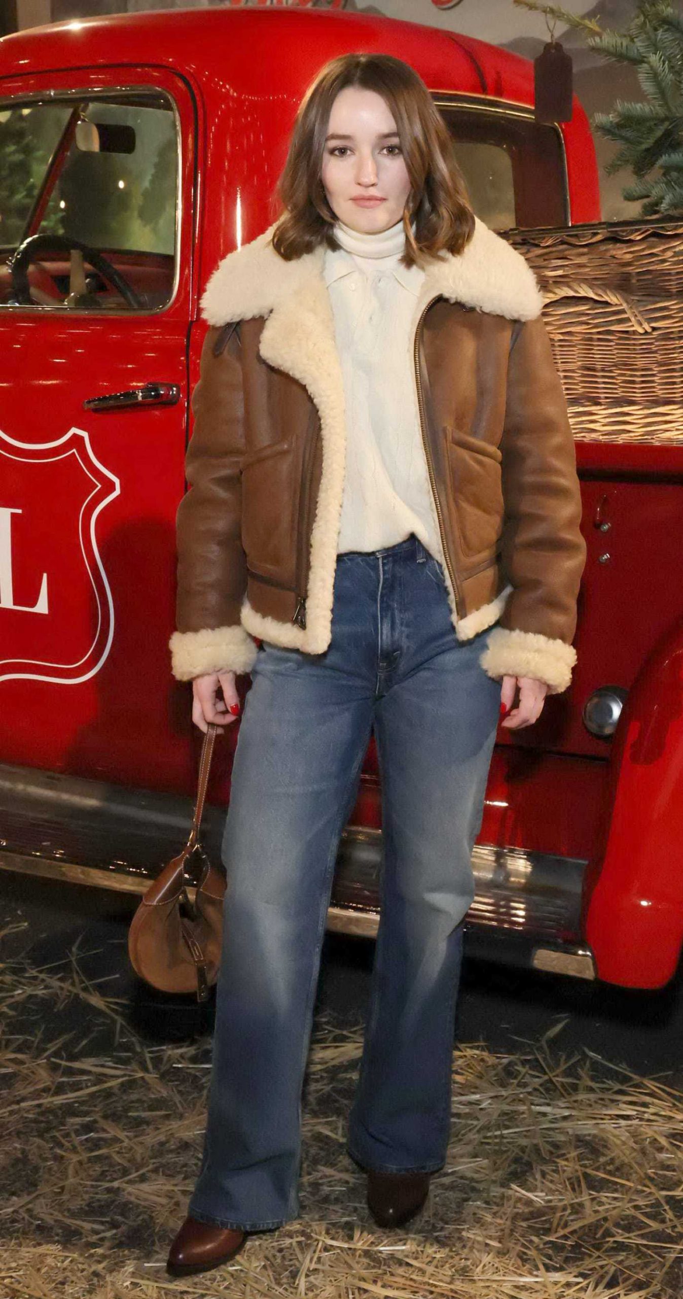 Kaitlyn Dever Attends The Ralph Lauren Holiday Experience in Los Angeles 12/05/2025