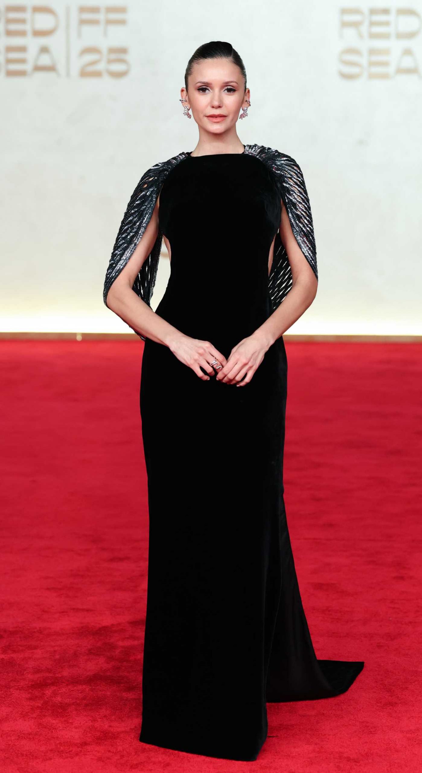 Nina Dobrev Attends the Giant Red Carpet at 2025 Red Sea International Film Festival in Jeddah 12/04/2025