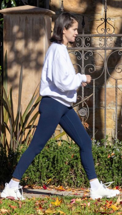 Selena Gomez in a White Sweatshirt