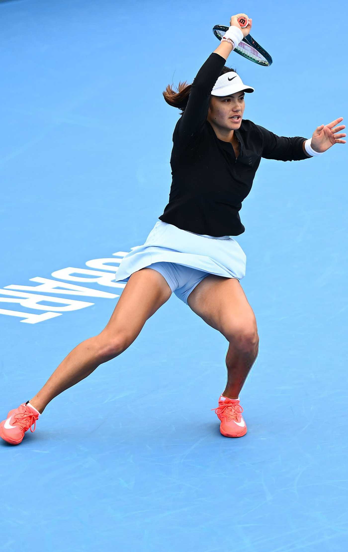 Emma Raducanu Completes Her First-Round Victory Over Camila Osorio at 2026 Hobart International in Hobart 01/14/2026