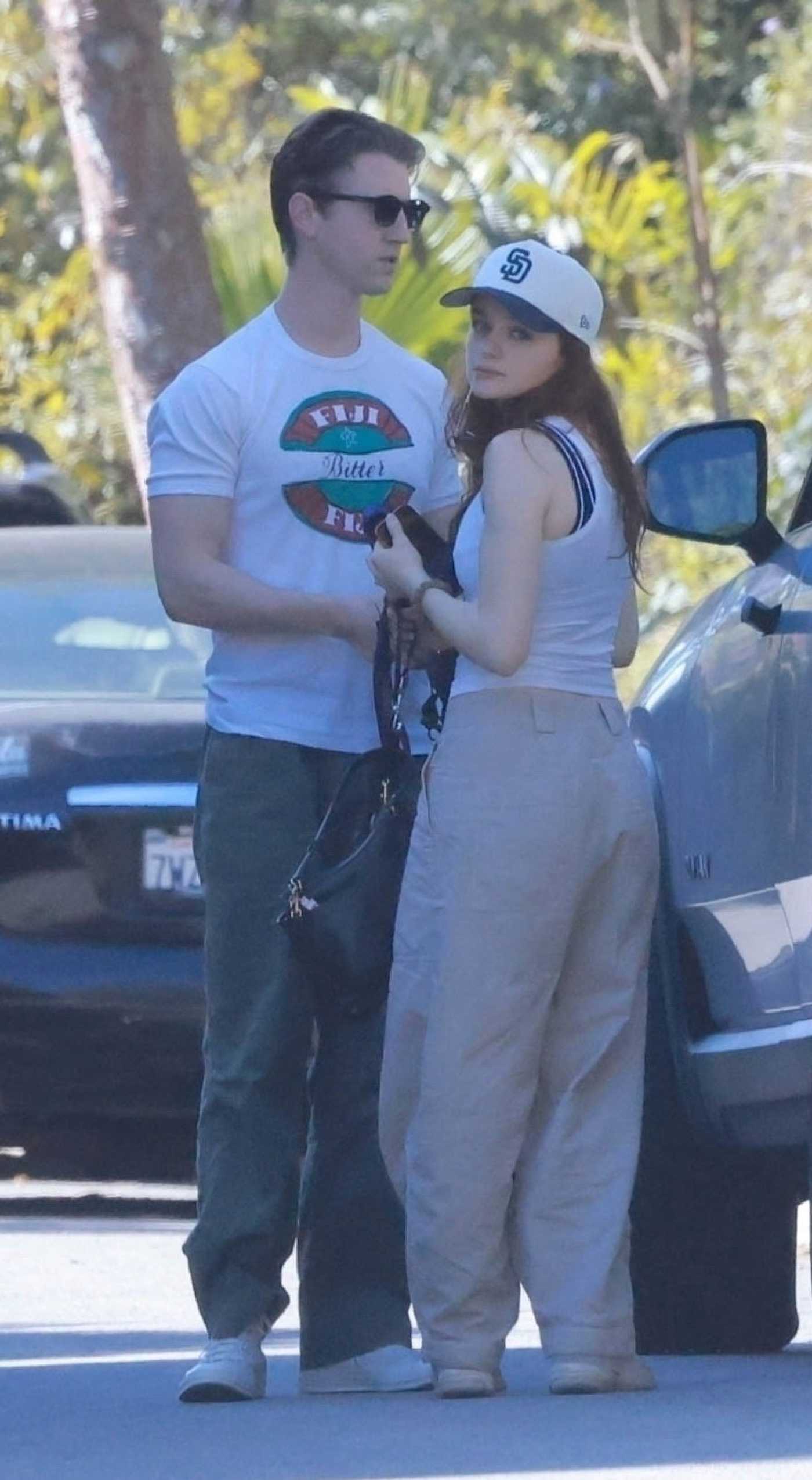 Joey King in a White Cap Was Seen Out with Steven Piet in Los Feliz 01/17/2026