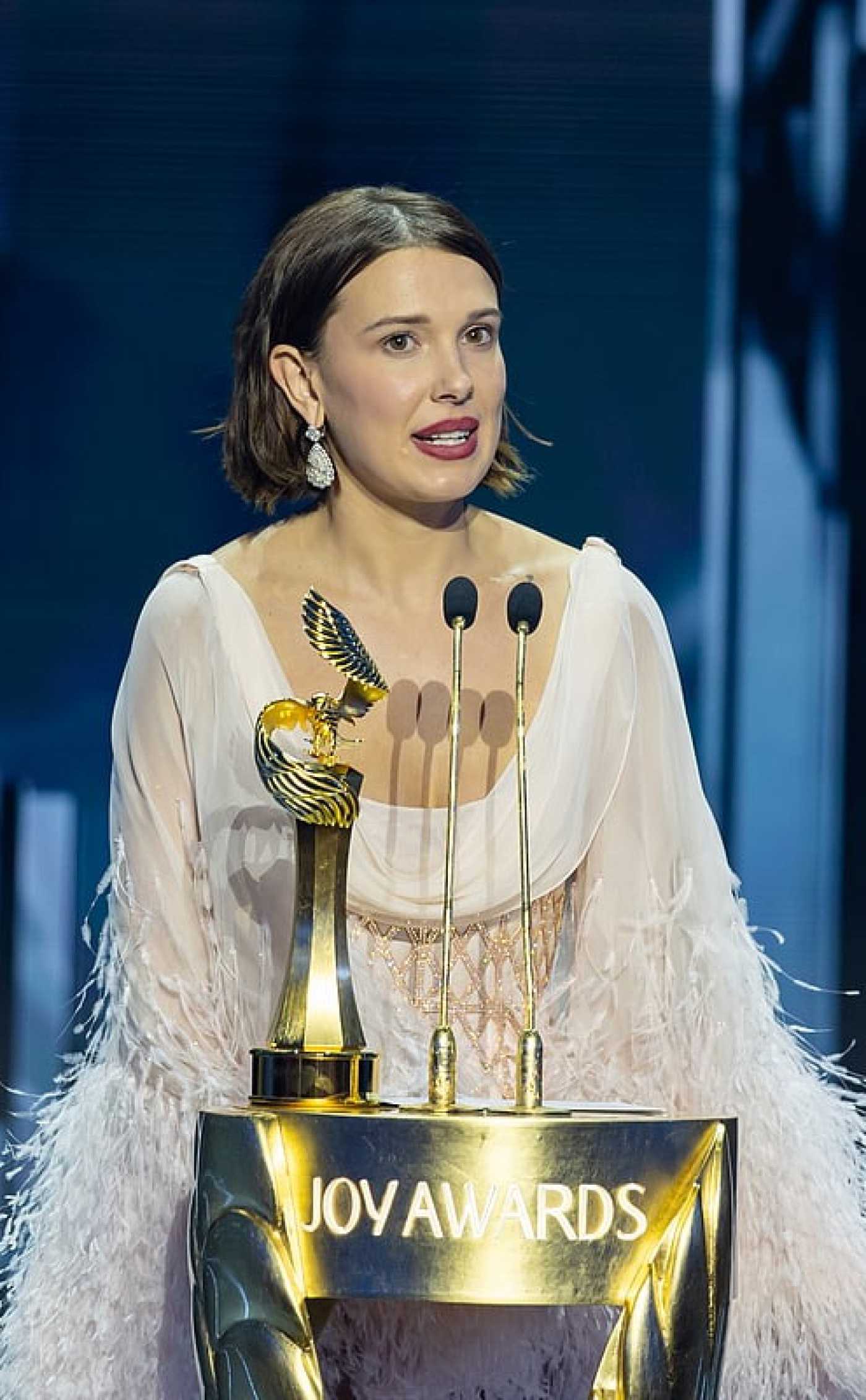Millie Bobby Brown Attends 2026 Joy Awards in Riyadh 01/17/2026