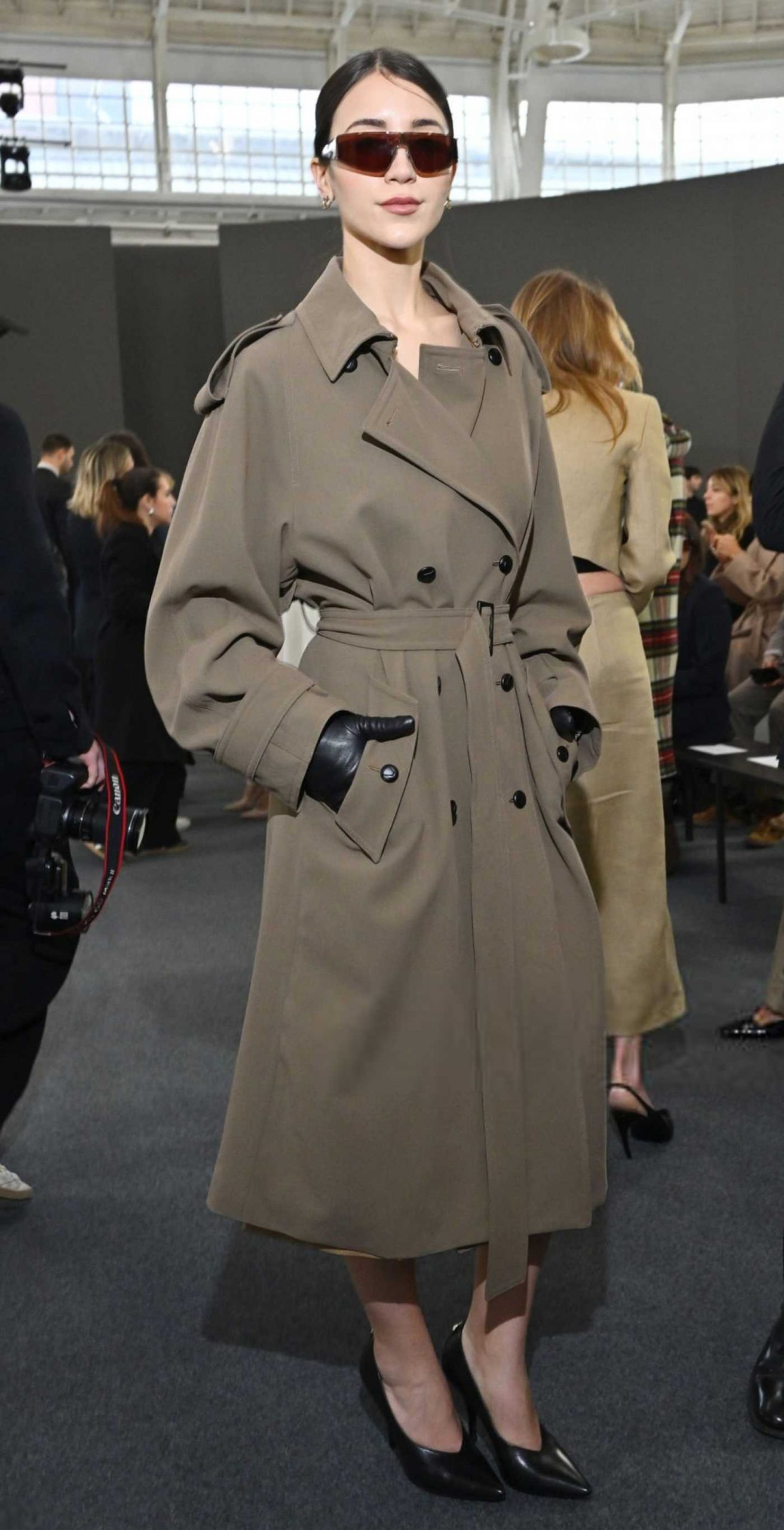 Caylee Cowan Attends the Max Mara Fashion Show During 2026 Milan Fashion Week in Milan 02/26/2026
