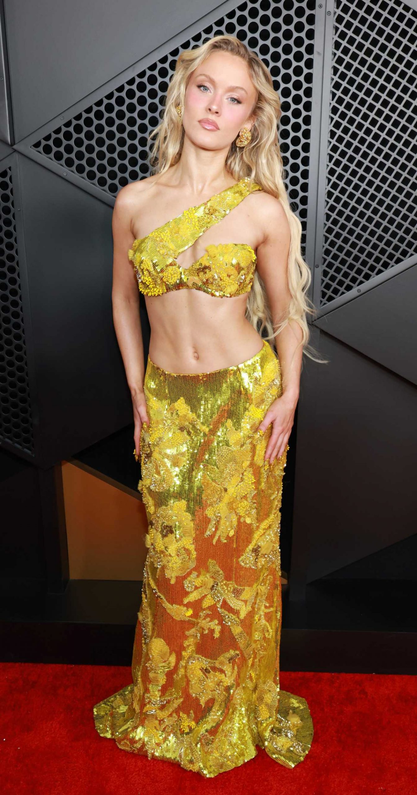 Zara Larsson Attends the 68th Grammy Awards in Los Angeles 02/01/2026