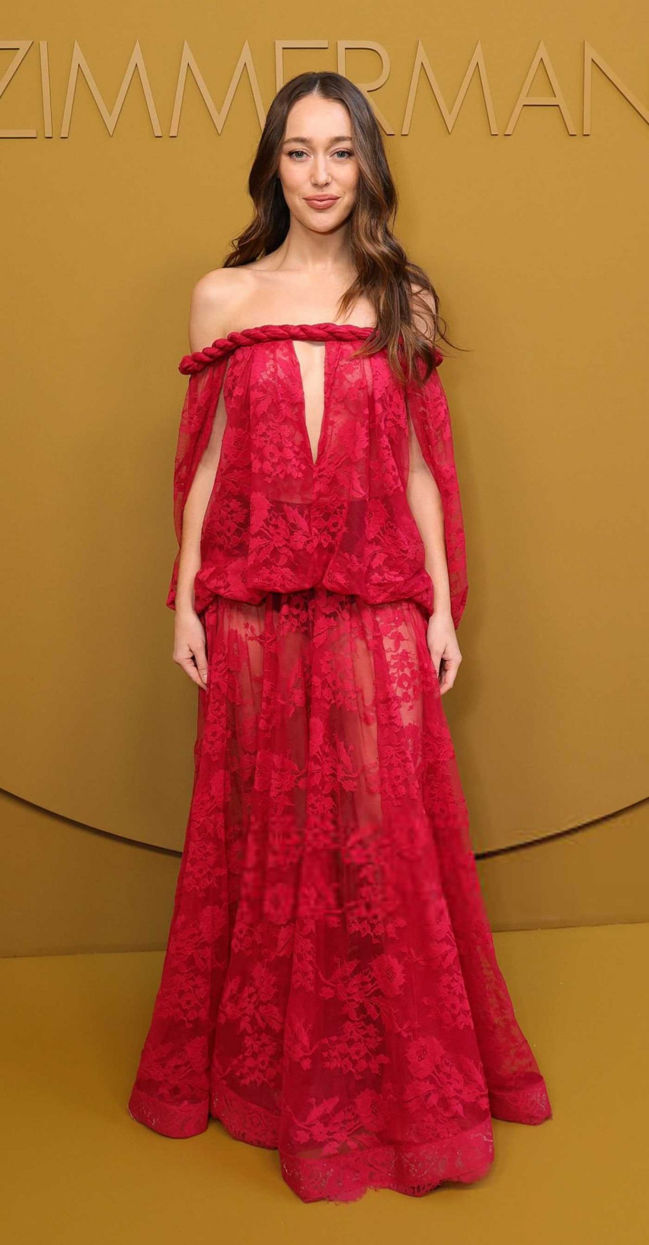 Alycia Debnam-Carey Attends the Zimmermann Fashion Show During 2026 Paris Fashion Week in Paris 03/09/2026