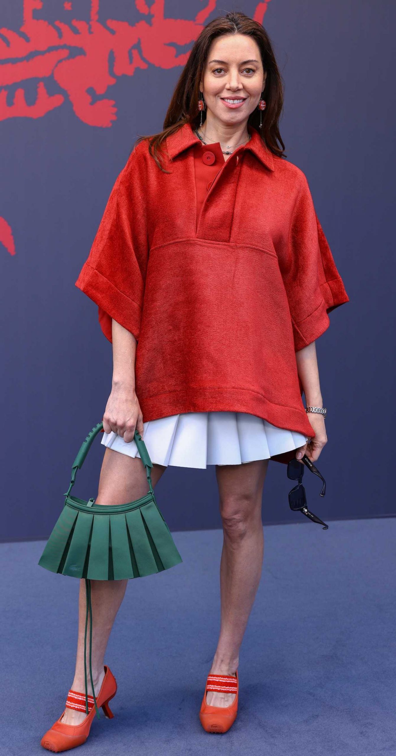 Aubrey Plaza Attends the Lacoste Fashion Show During 2026 Paris Fashion Week in Paris 03/08/2026