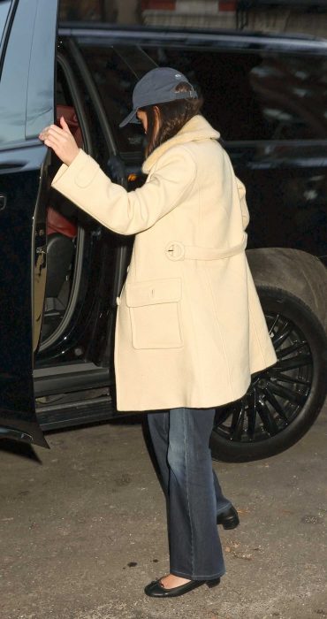 Olivia Rodrigo in a Beige Coat