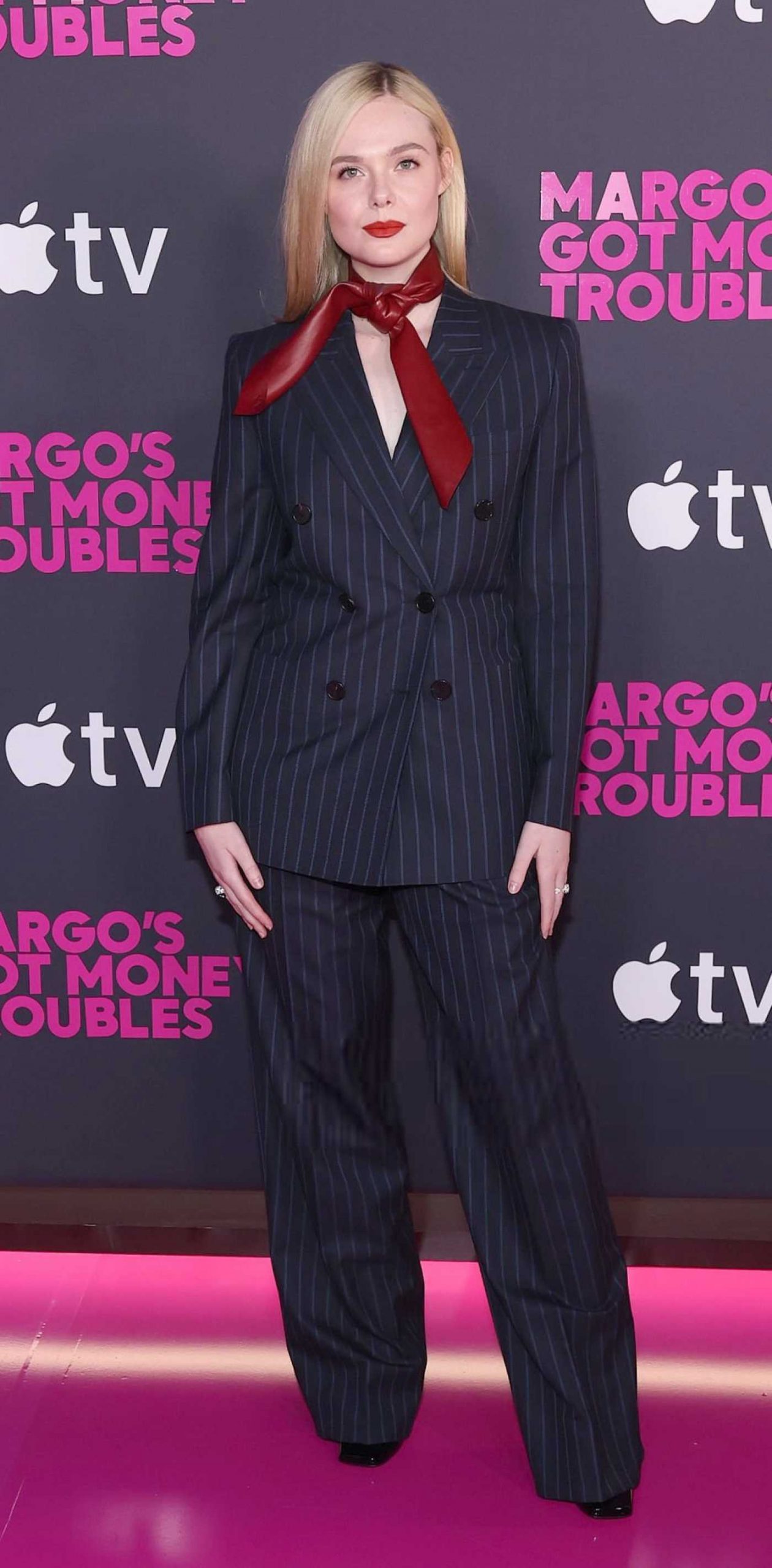 Elle Fanning Attends Margo's Got Money Troubles Premiere at Regal Union Square in New York City 04/08/2026