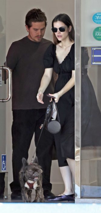 Barbara Palvin in a Black Dress