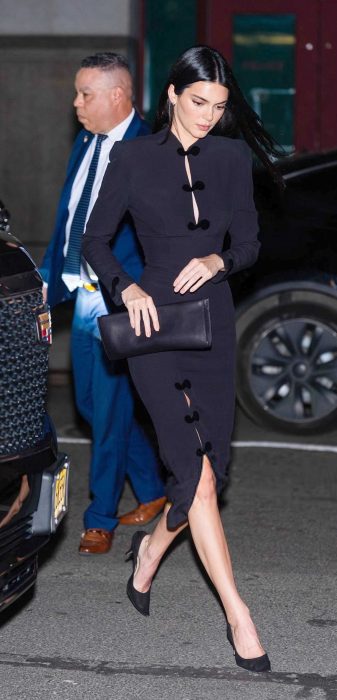 Kendall Jenner in a Black Dress