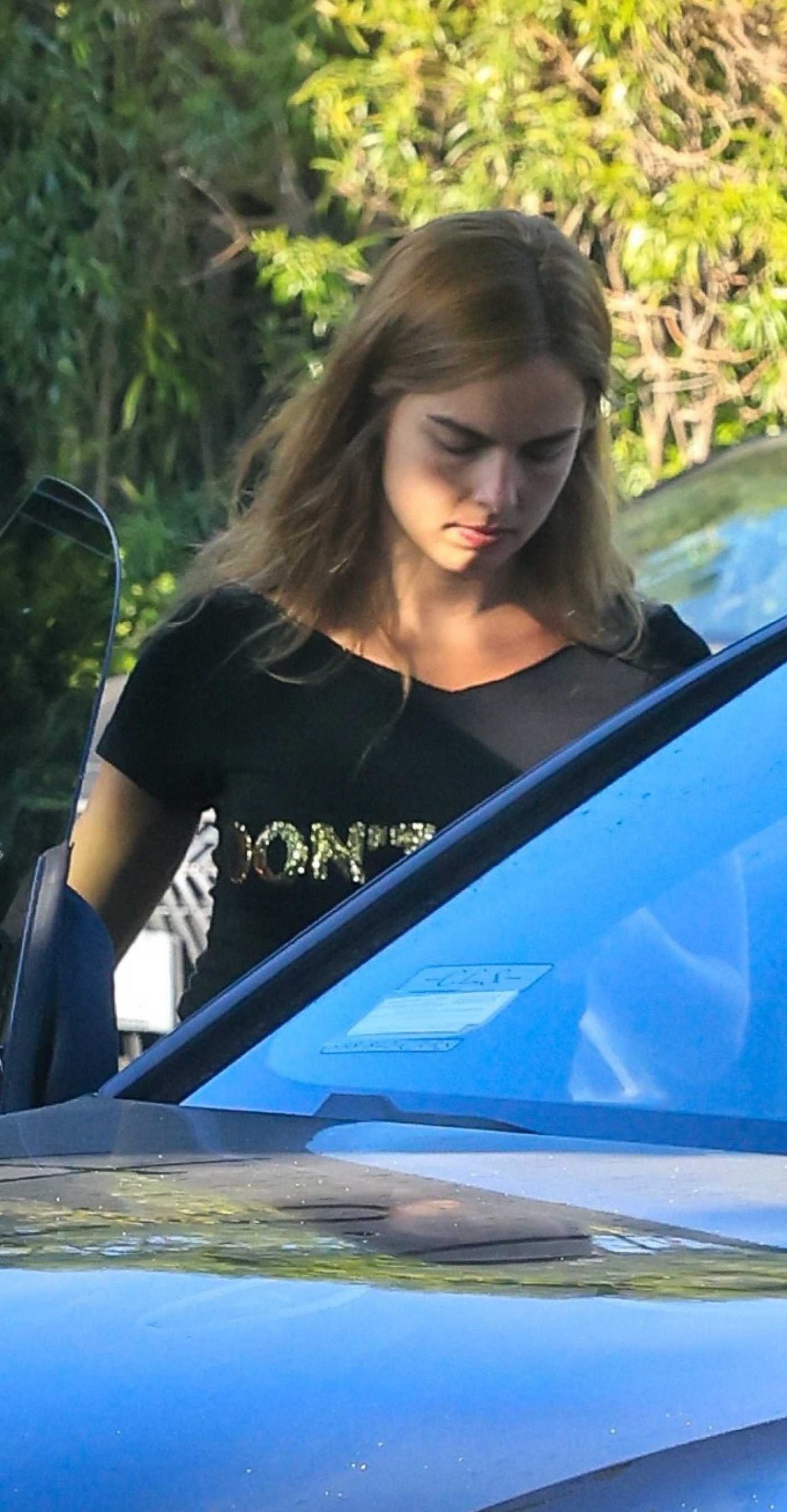 Addison Rae in a Black Tee Was Spotted Making a Stop at Bristol Farms in Los Angeles 06/18/2026