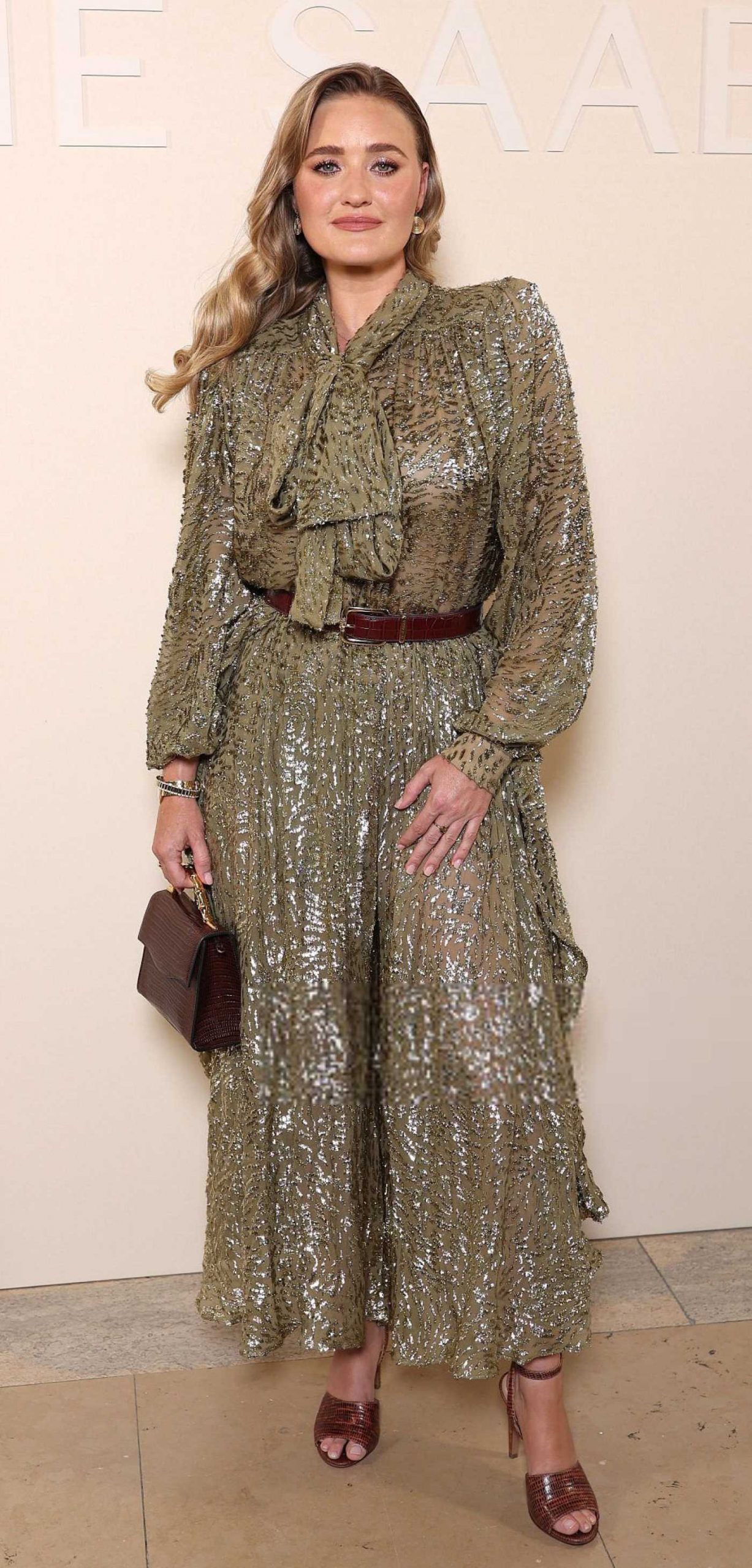 AJ Michalka Attends the Elie Saab Fashion Show During 2026 Haute Couture Fashion Week in Paris 07/08/2026