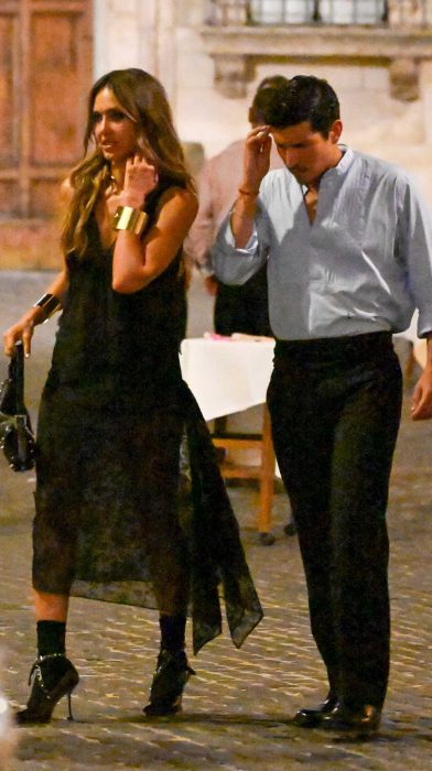 Jessica Alba in a Black Dress