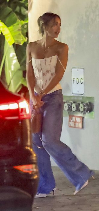 Jessica Alba in a White Blouse