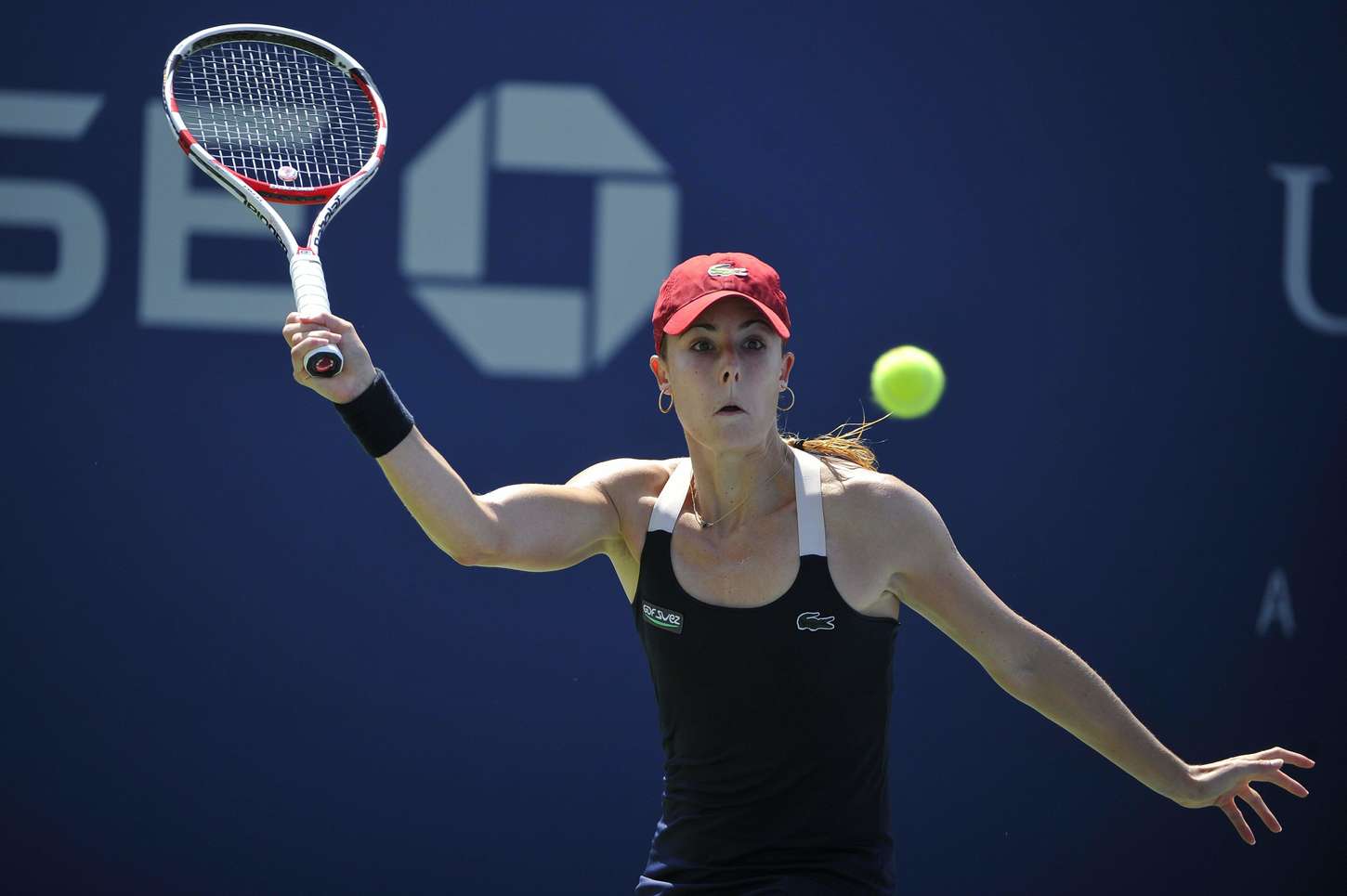 Alize Cornet U.S. Open tennis tournament in New York