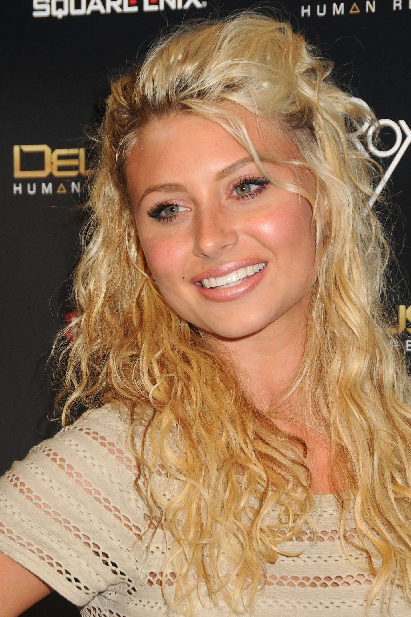 Aly Michalka Deus Ex Human Revolution Game Launch Party In Hollywood