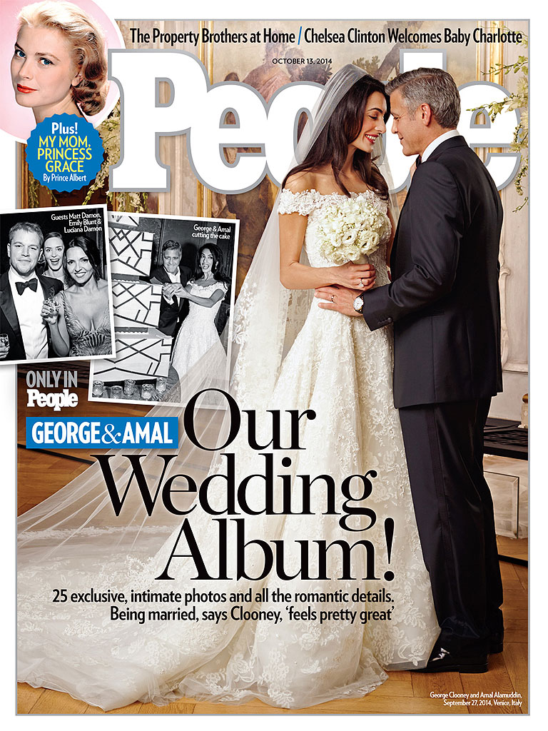 Amal Alamuddin George Clooney Wedding Photo