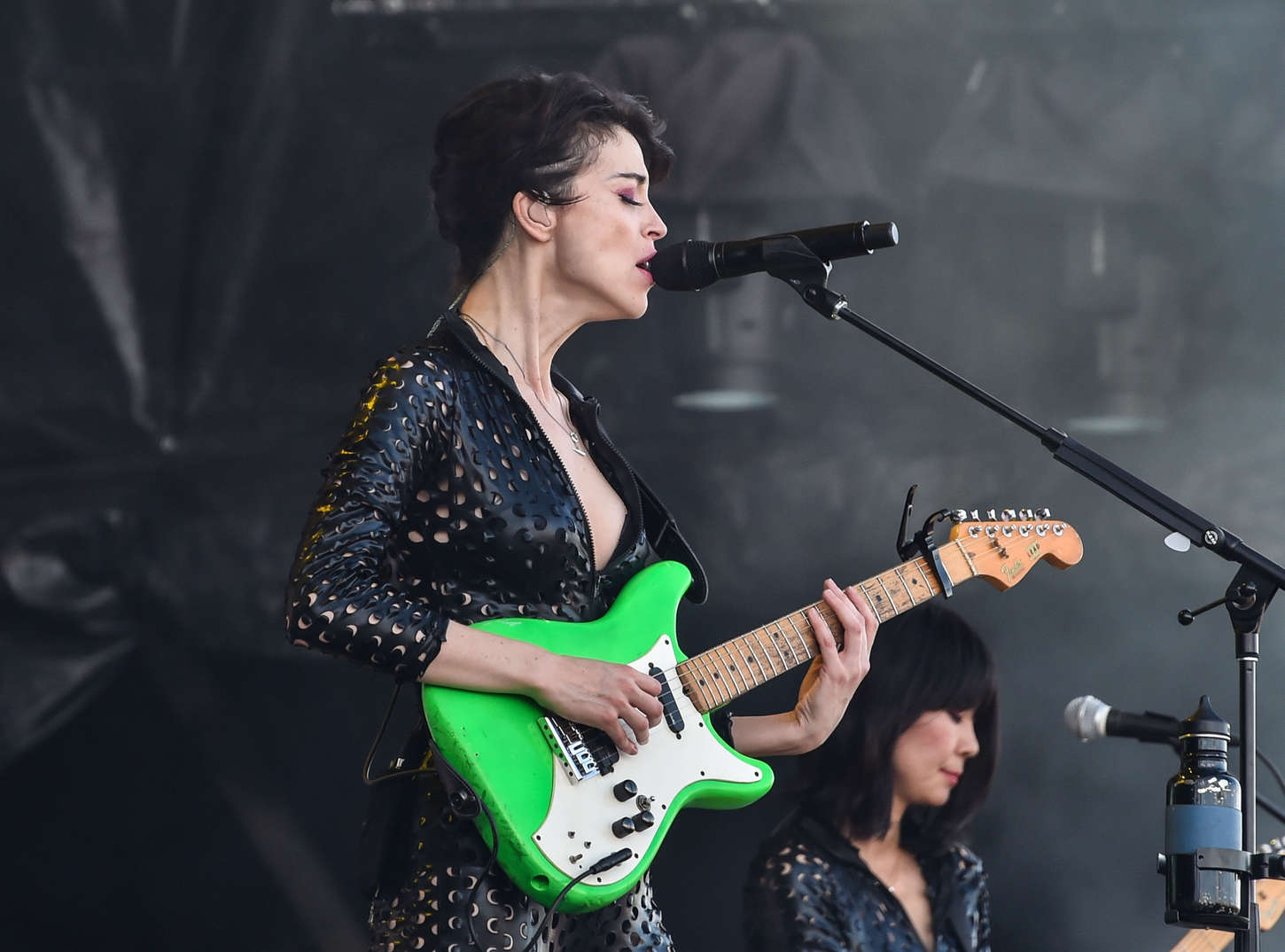 Annie Clark Performing at the Osheaga Music and Arts Festival in Montreal