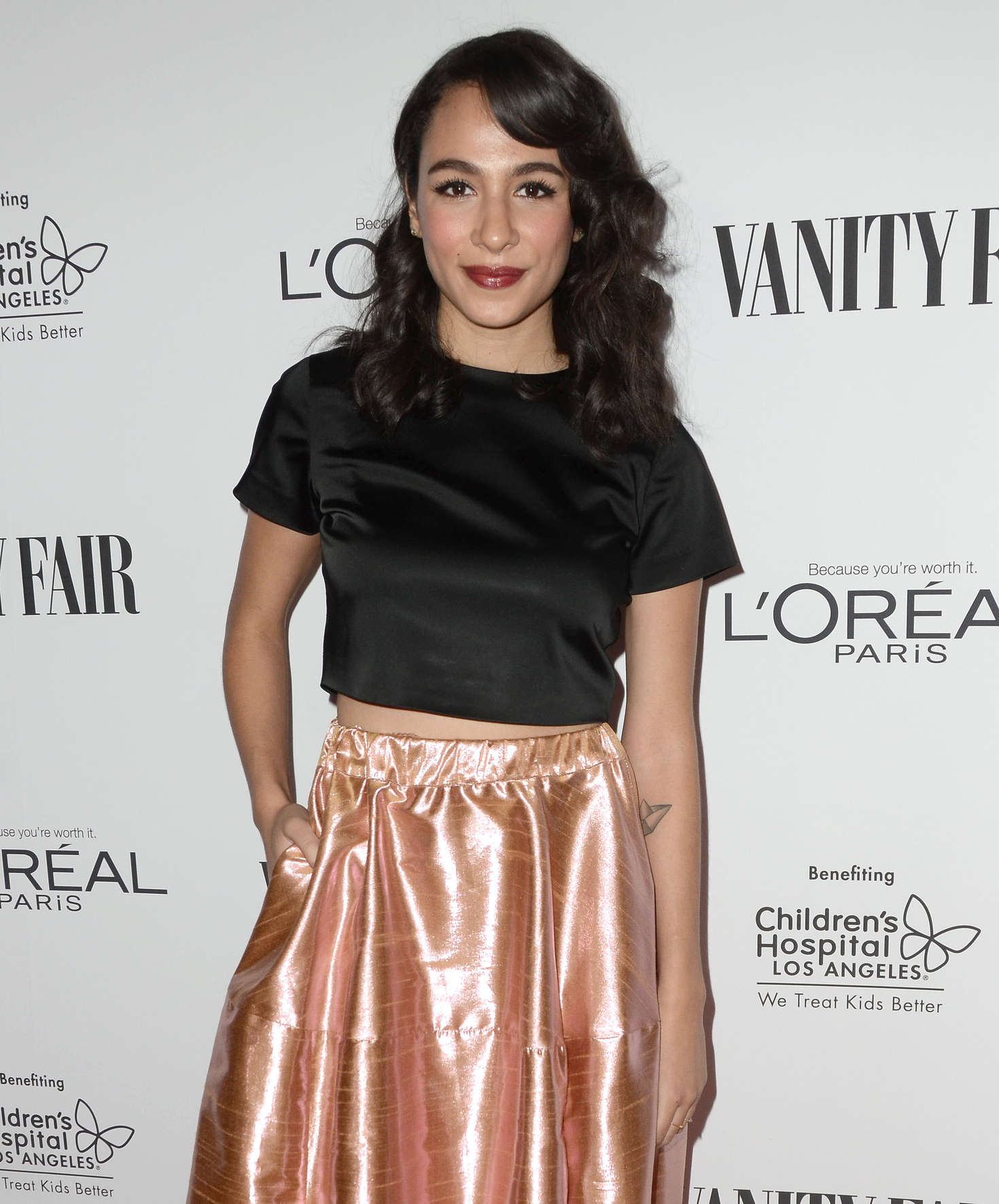Aurora Perrineau Vanity Fair LOreal Paris and Hailee Steinfeld host DJ Night in West Hollywood