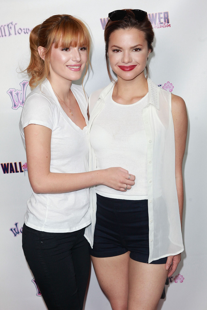 Bella and Kaili Thorne WallFlower Jeans Girls Night Event in Los Angeles-1
