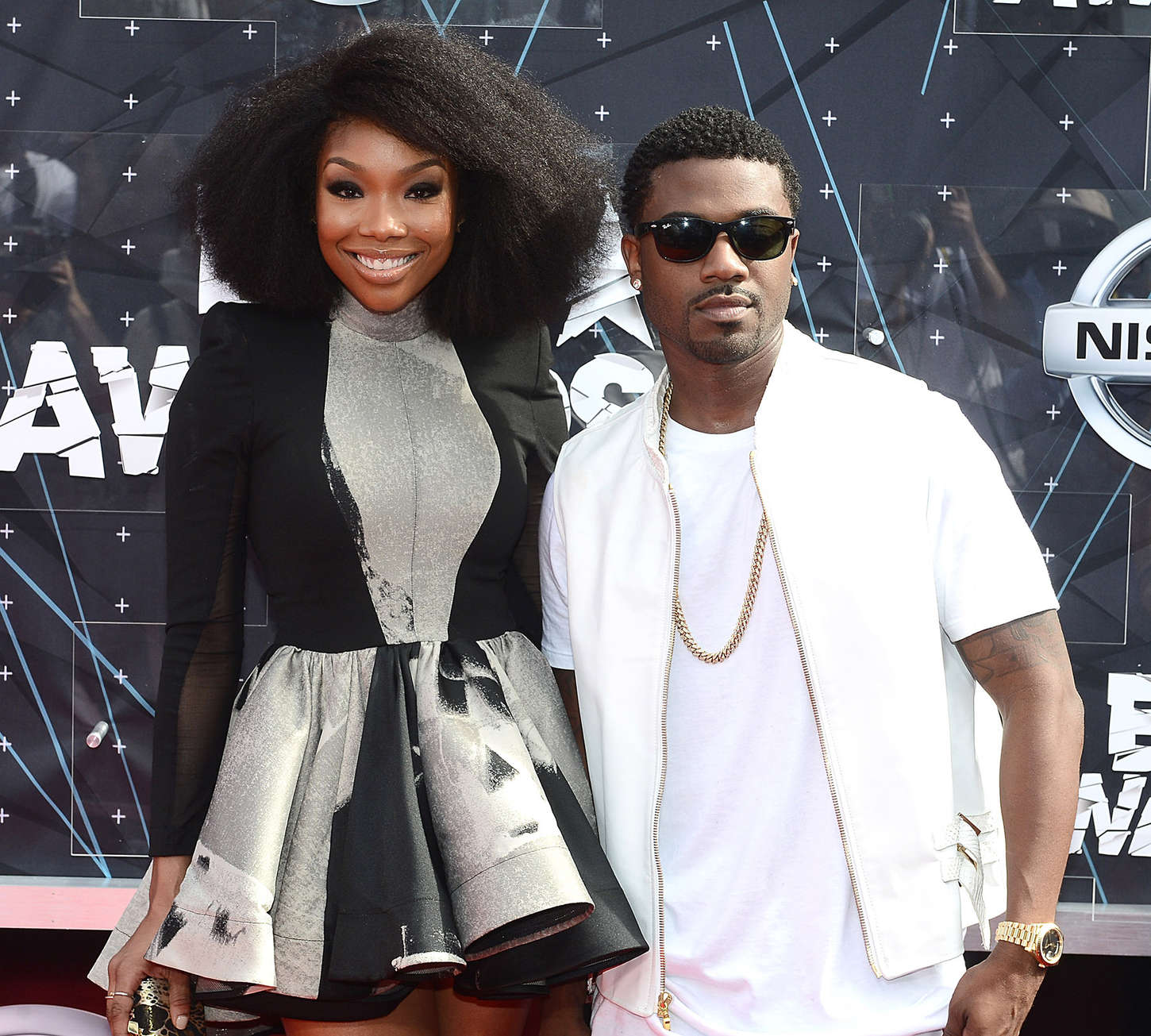 Brandy Norwood BET Awards in Los Angeles