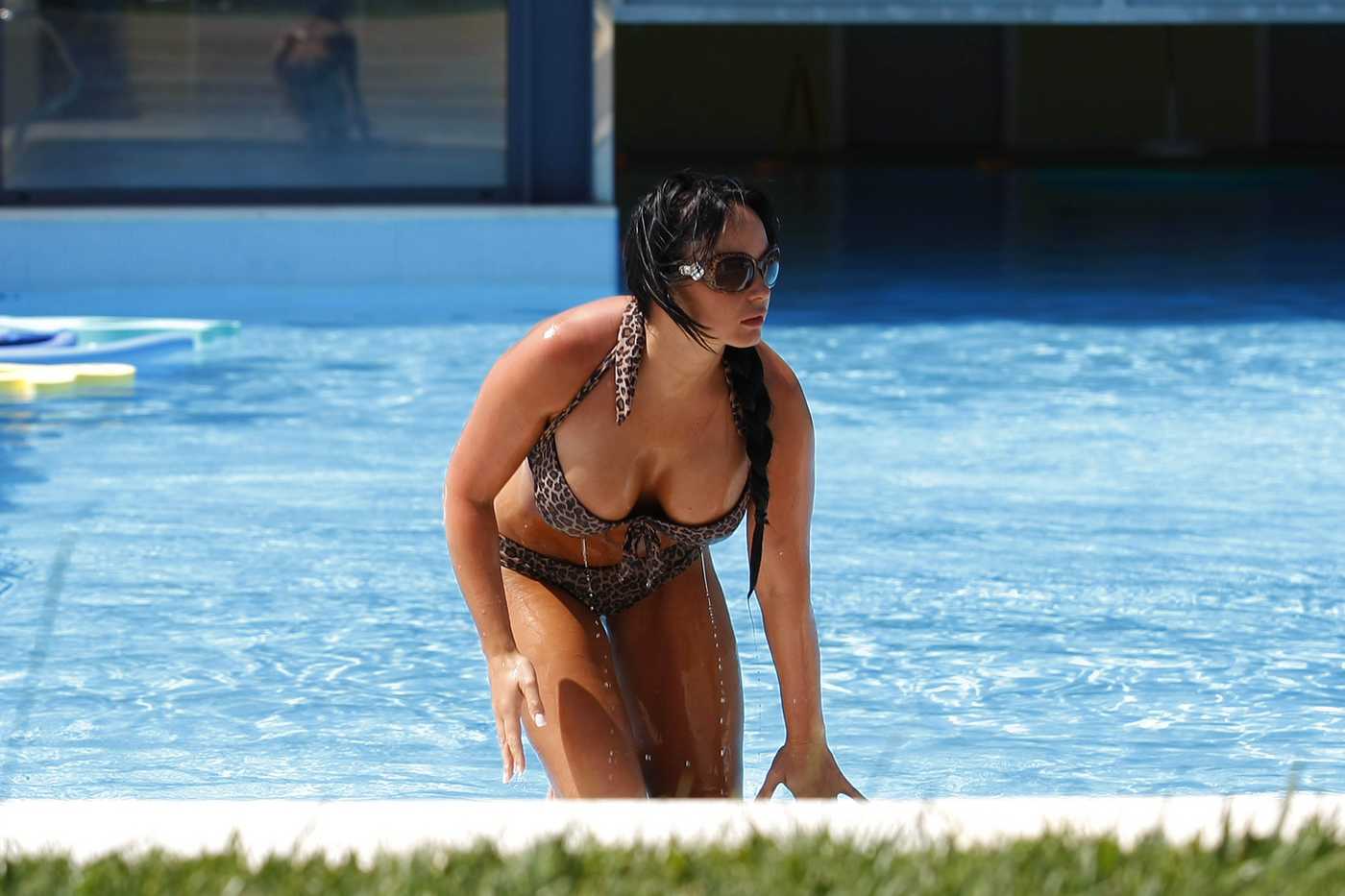 Chanelle Hayes Bikini candids in Portugal Aug-1