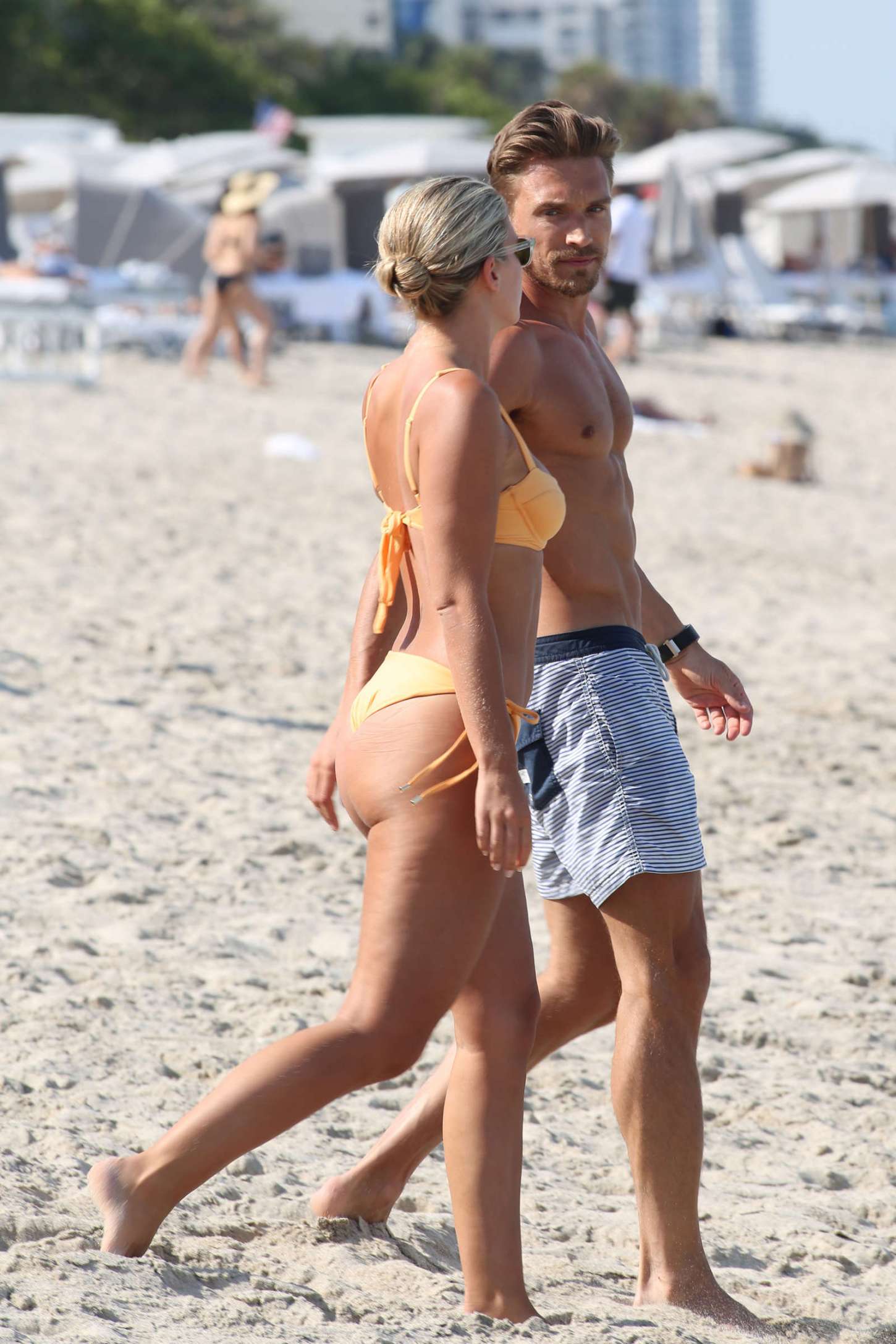 Devin Brugman and Natasha Oakley Bikini Candids on Miami Beach