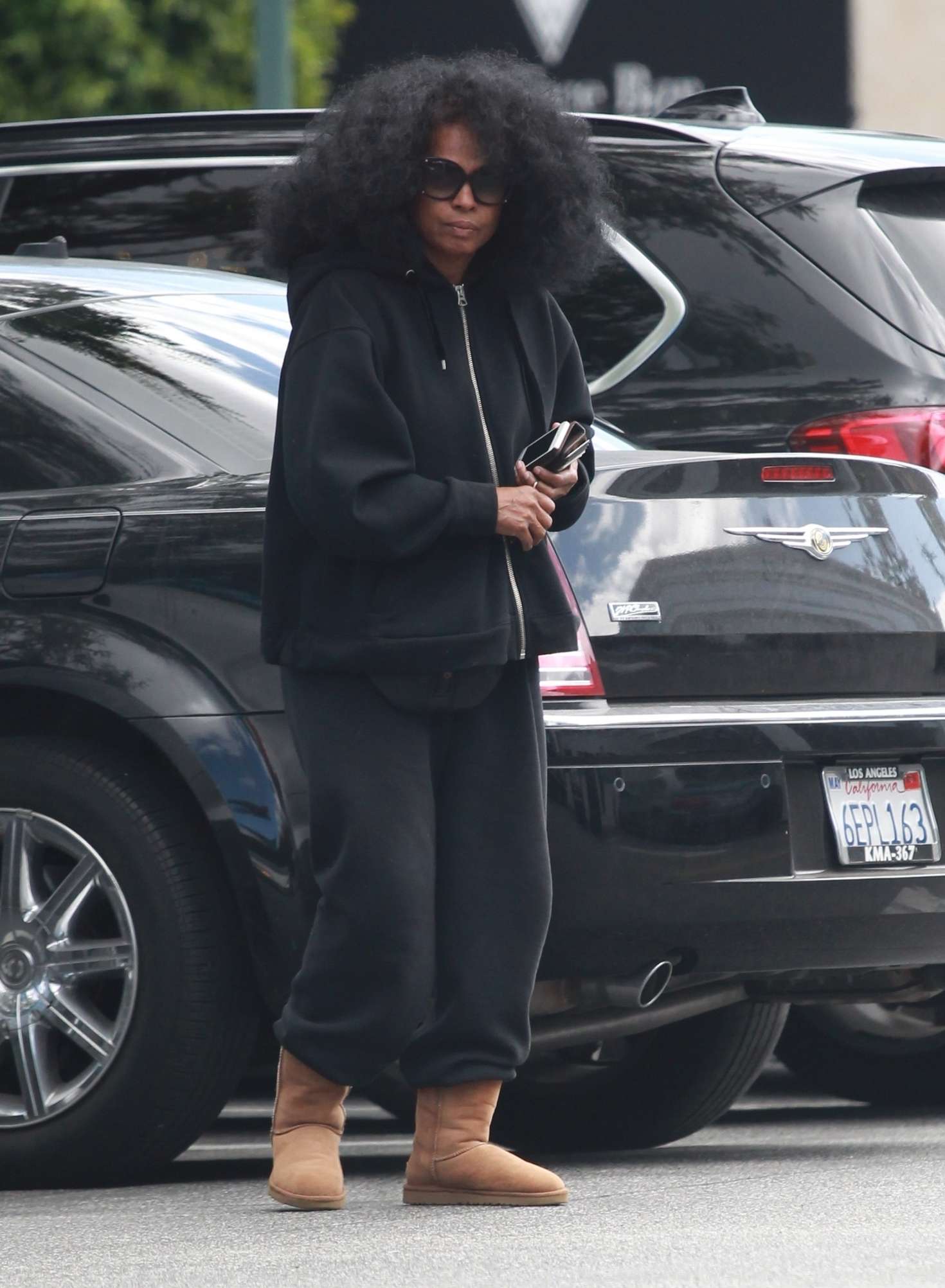 Diana Ross Shopping at Bristol Farms in Beverly Hills