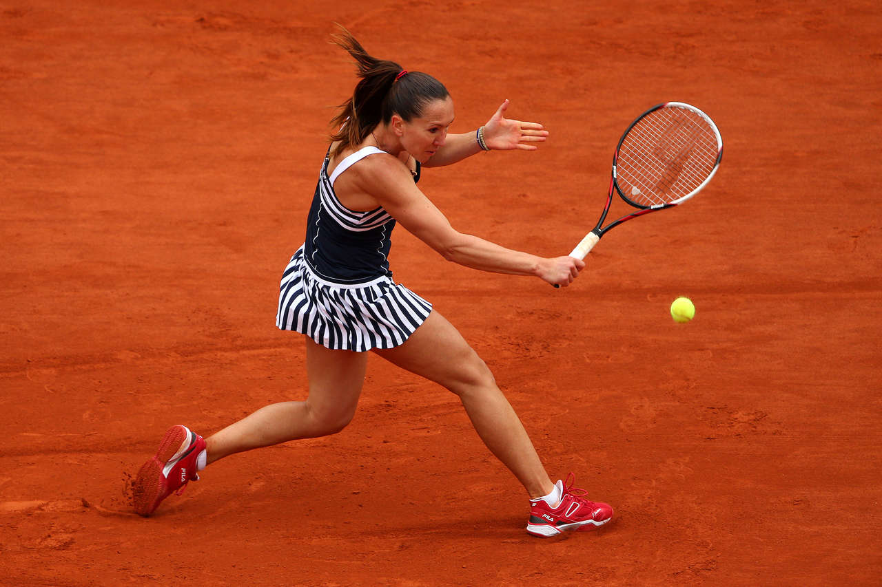 Jelena Jankovic at French Open in Paris