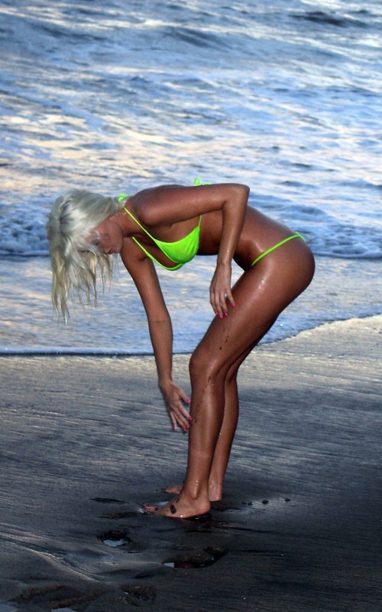 Karissa Shannon Bikini Candids in Malibu