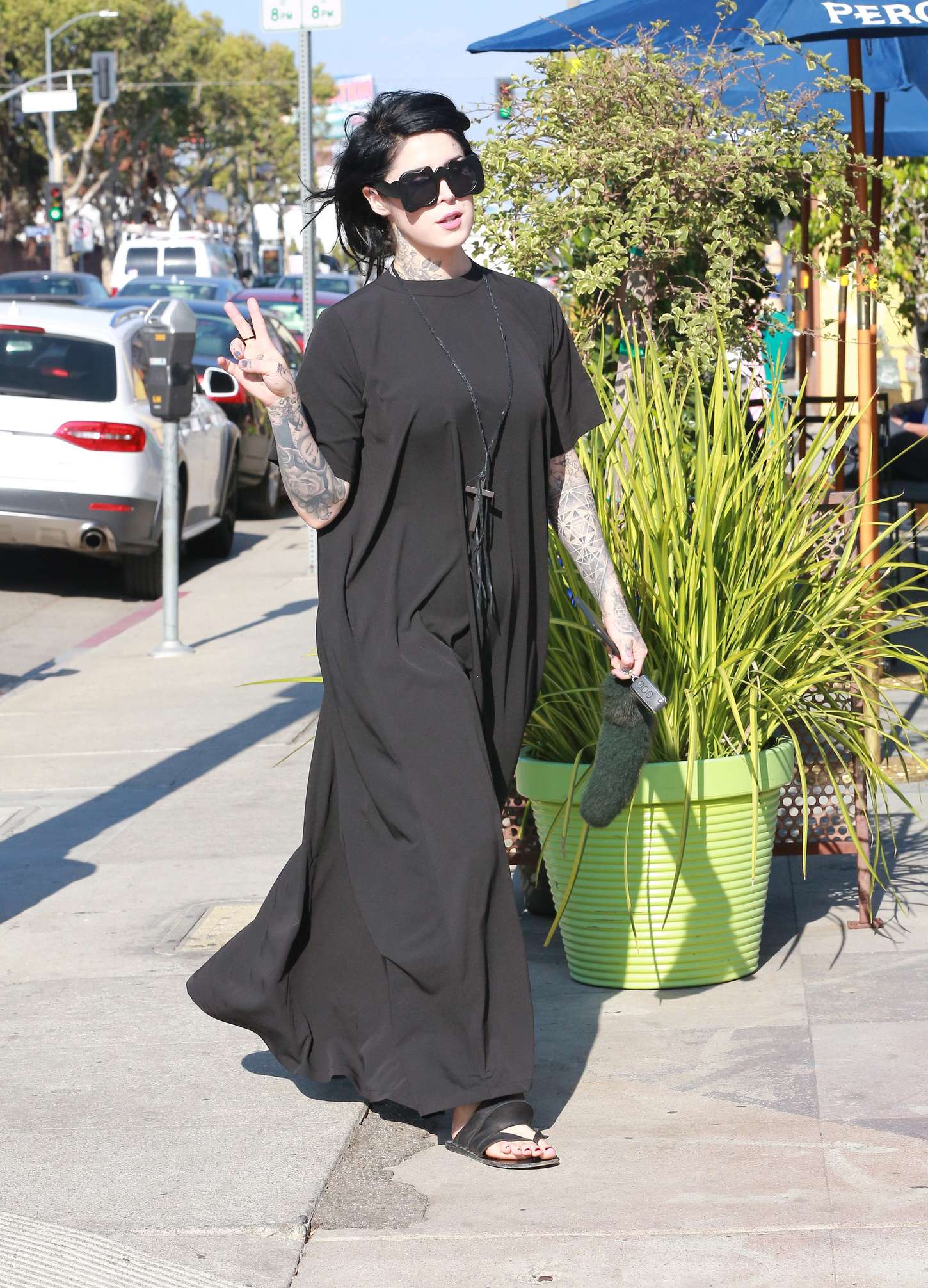Kat Von D Out for lunch in West Hollywood-1