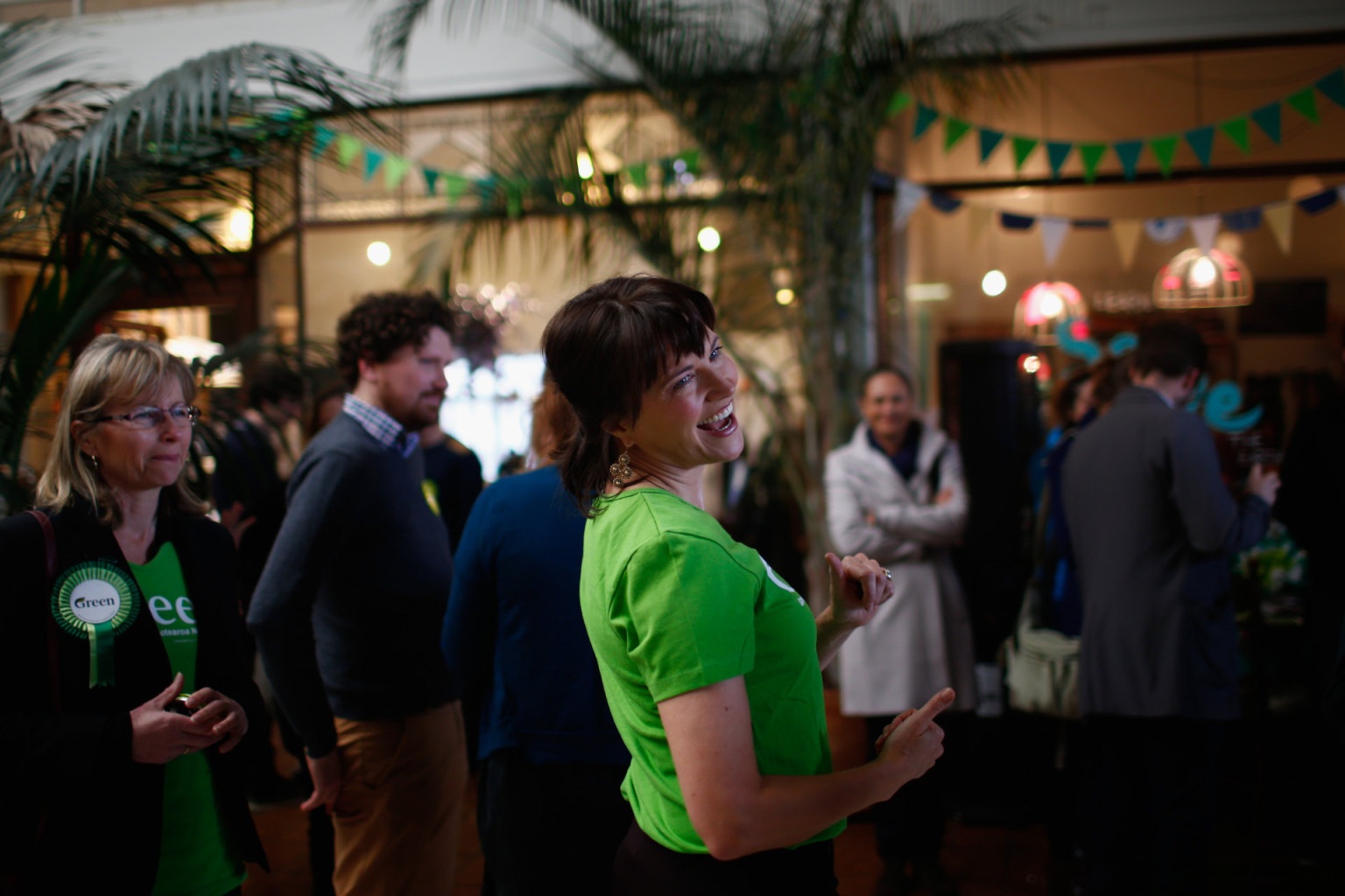Lucy Lawless Green Party Election Campaign Event in Auckland-1