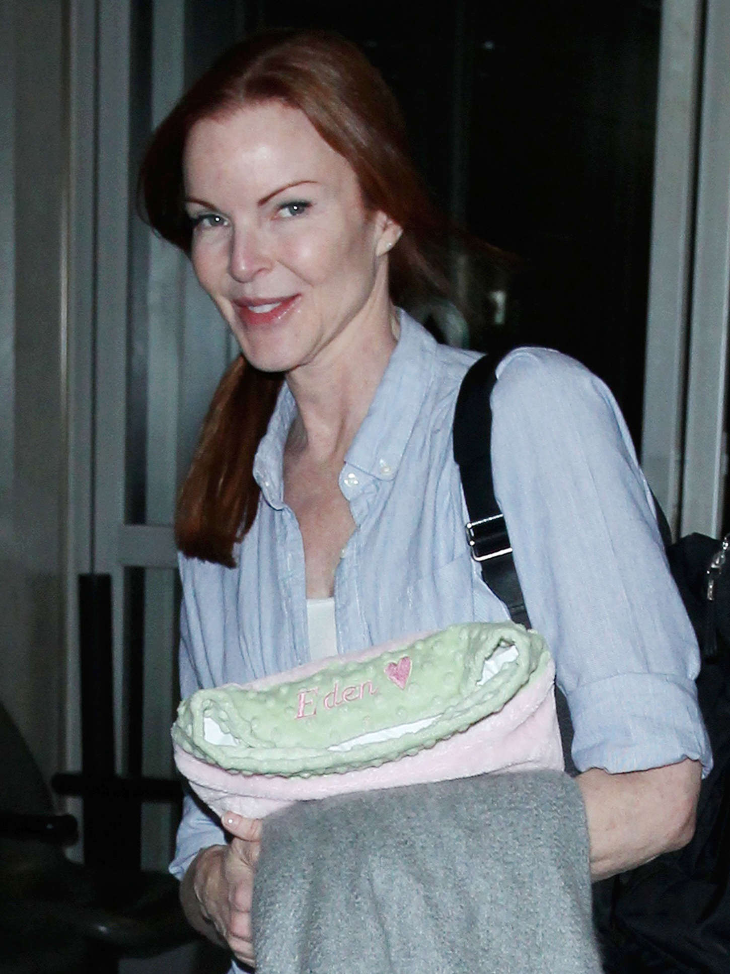 Marcia Cross Arriving at LAX in Los Angeles