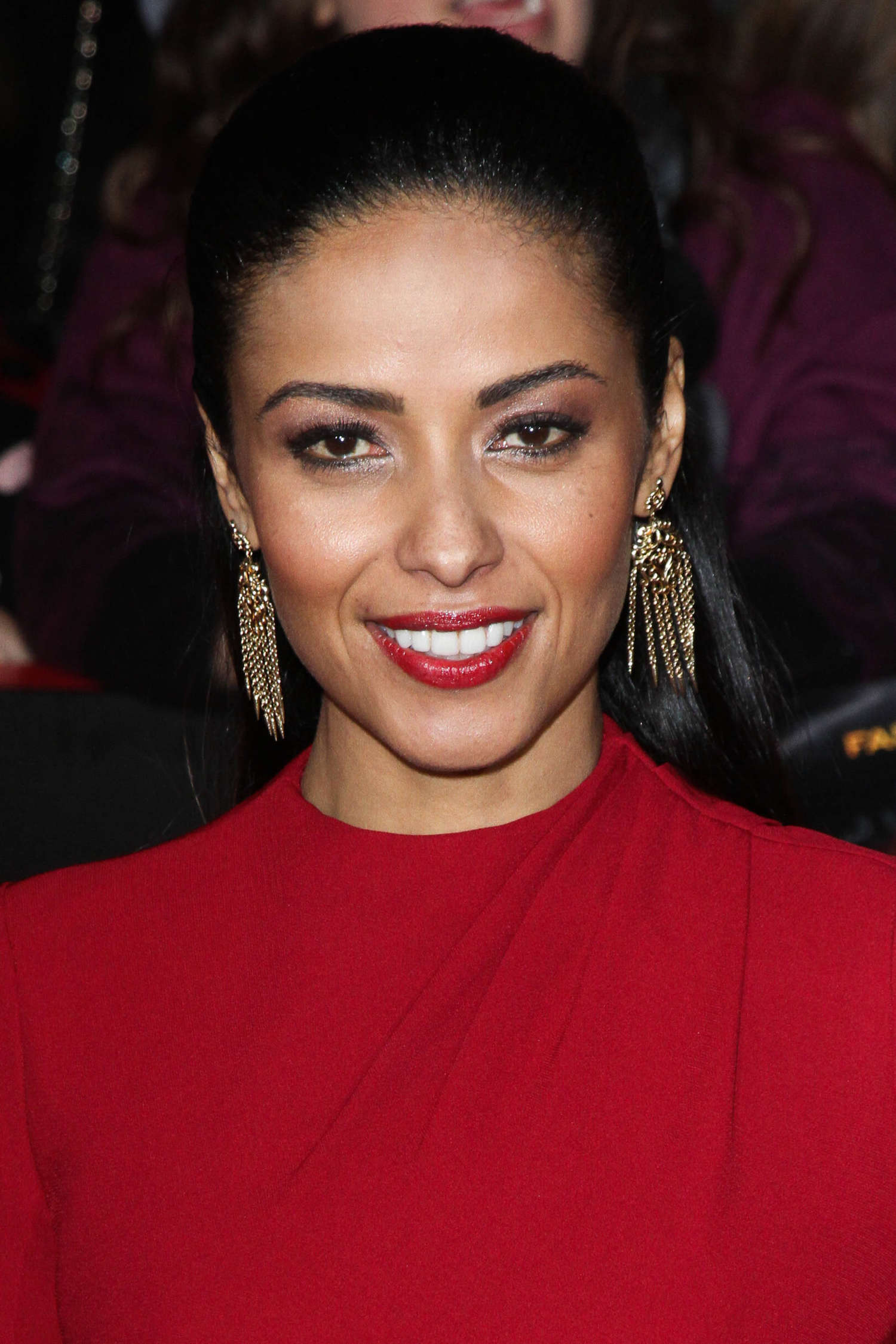 Meta Golding The Hunger Games Catching Fire Premiere in Los Angeles