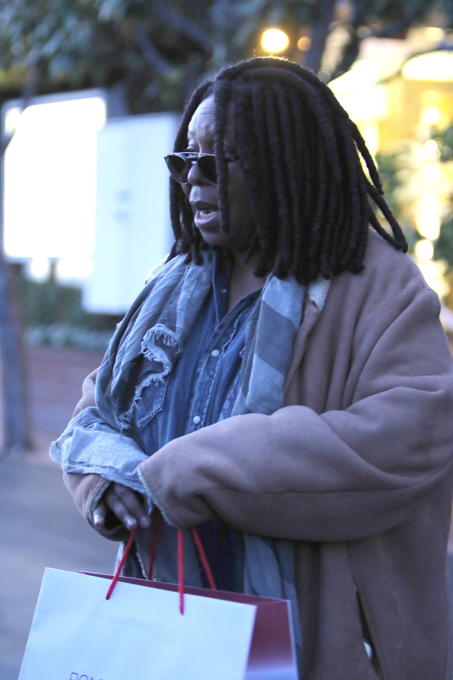 Whoopi Goldberg at Fred Segal in Los Angeles