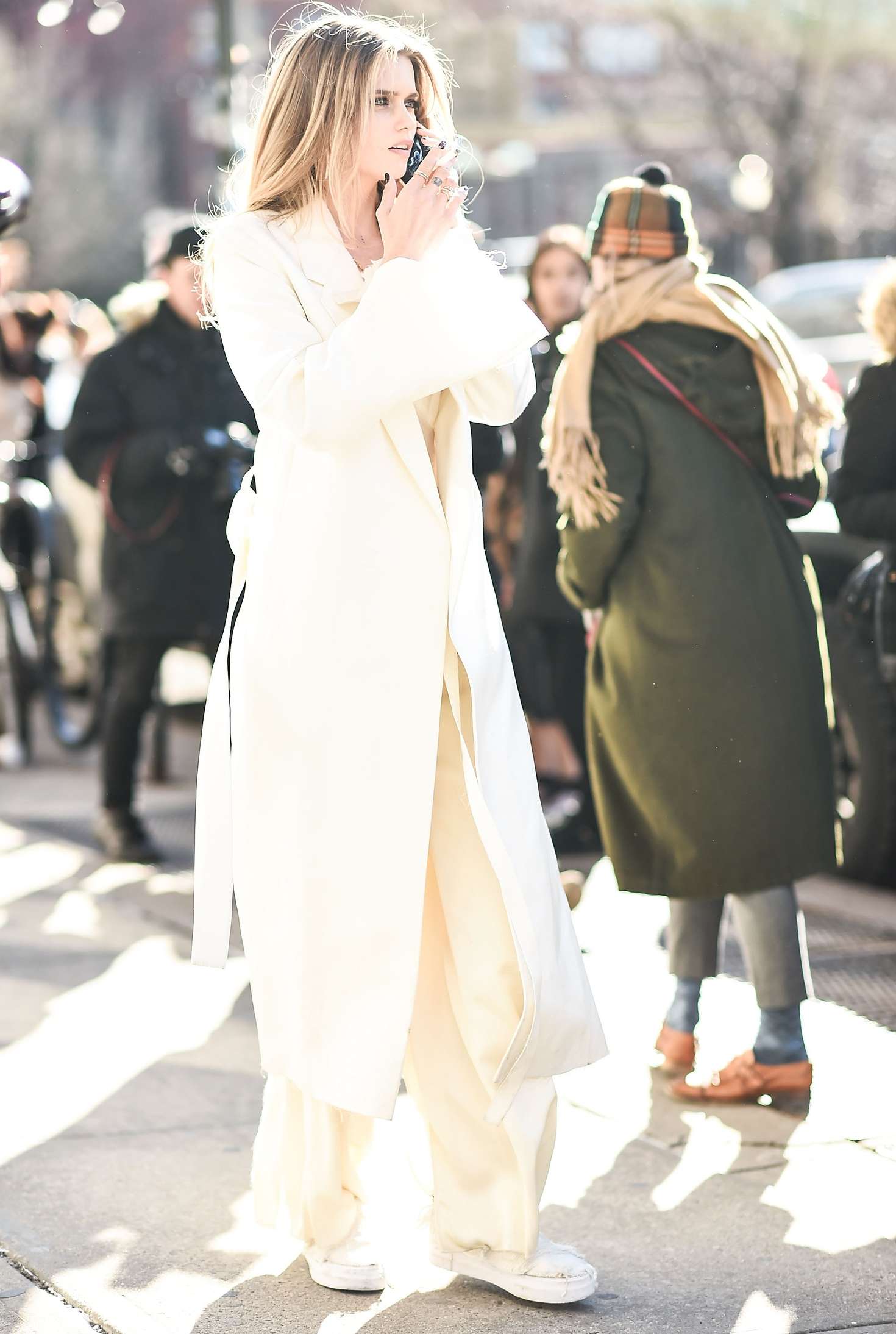 Abbey Lee Kershaw Calvin Klein Fashion Show in New York