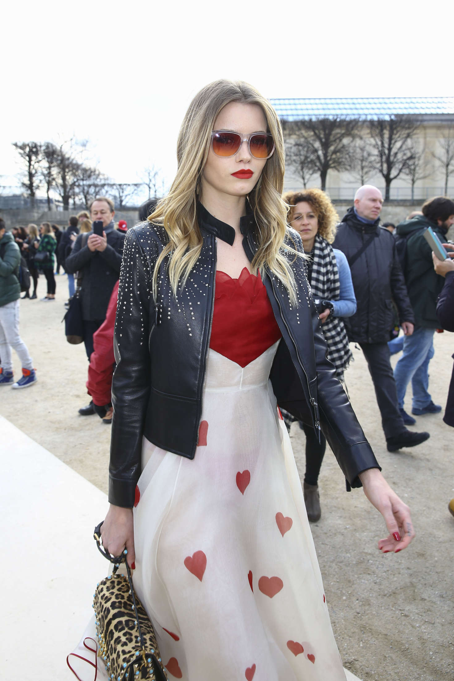 Abbey Lee Kershaw Valentino Fashion Show in Paris