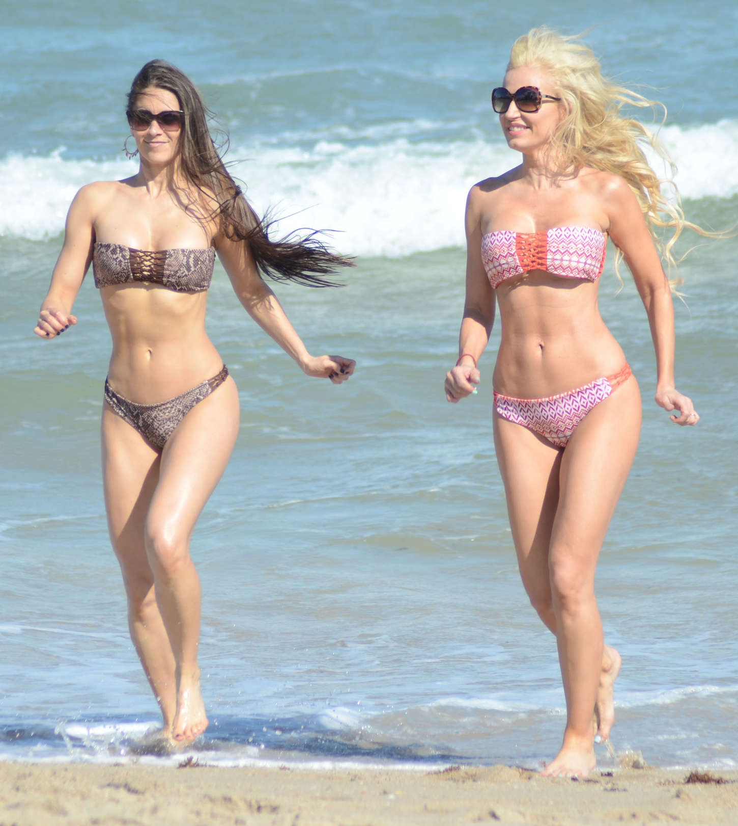 Ana Braga Anais Zanotti Wearing Bikini in Miami