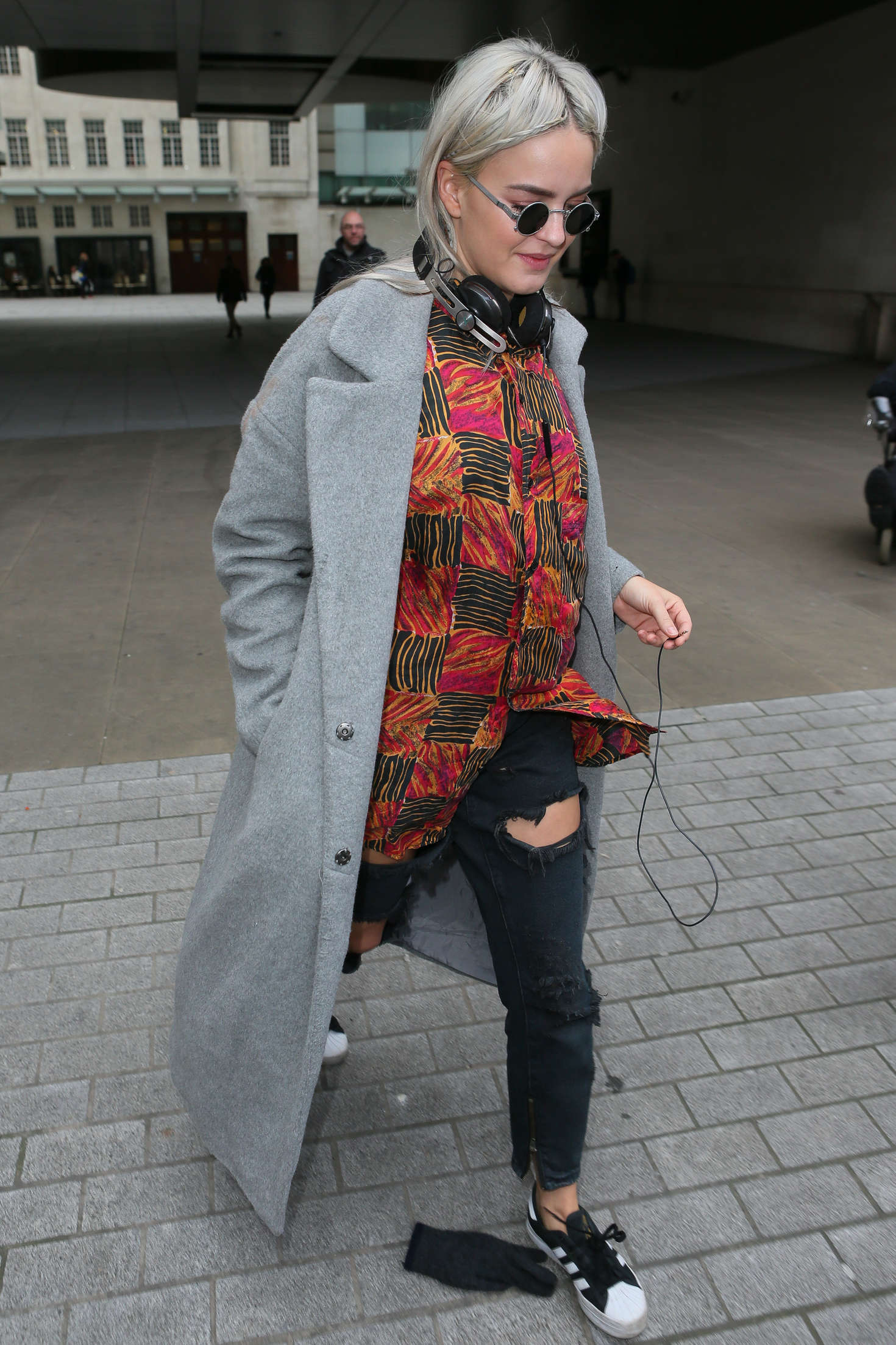 Anne-Marie Leaving the BBC Radio Studios in London
