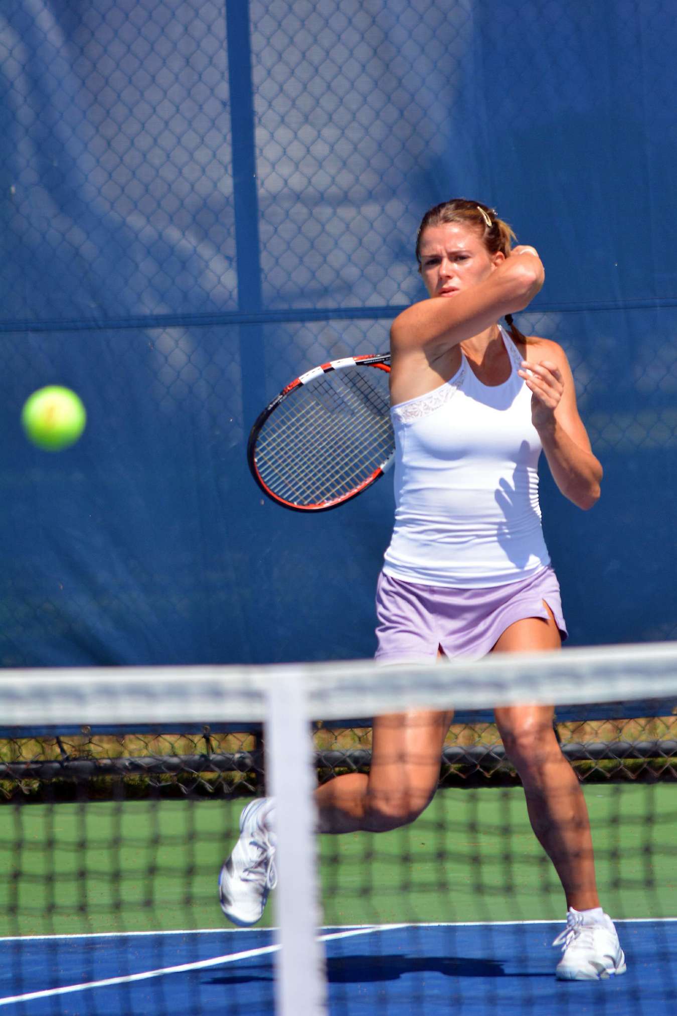 Camila Giorgi Practice at the Connecticut Open