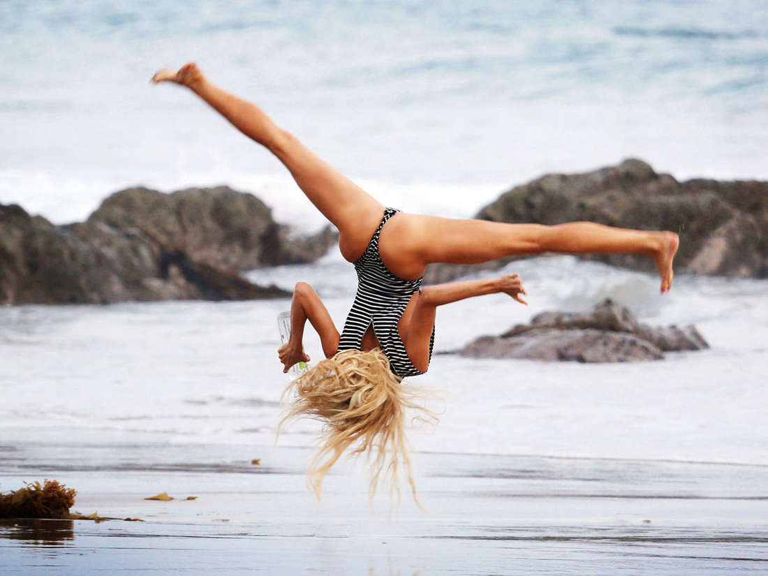 Daisy Lea Water Swimsuit Photoshoot in Malibu