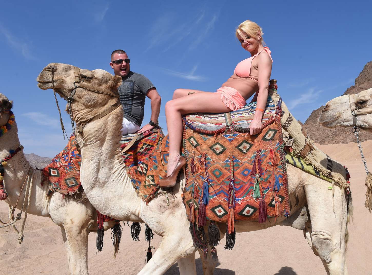 Danniella Westbrook Wearing a Bikini in Egypt