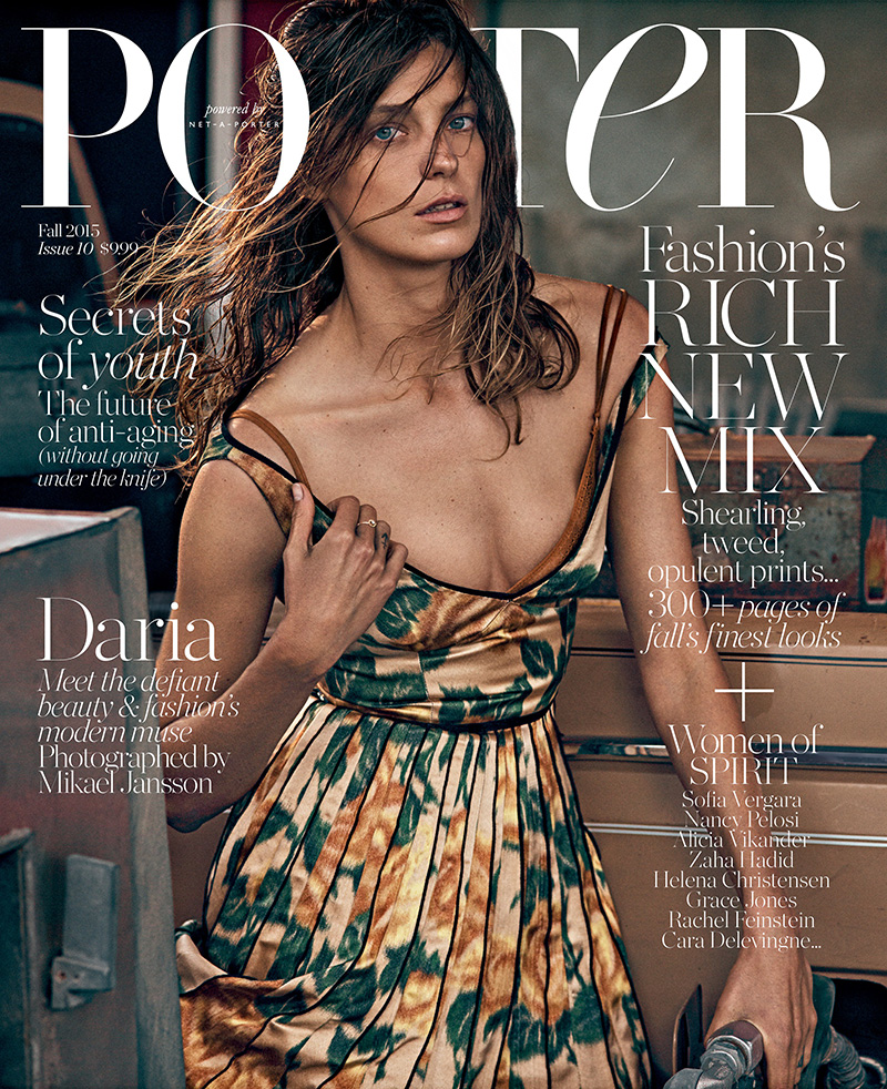 Daria Werbowy Porter Magazine-1