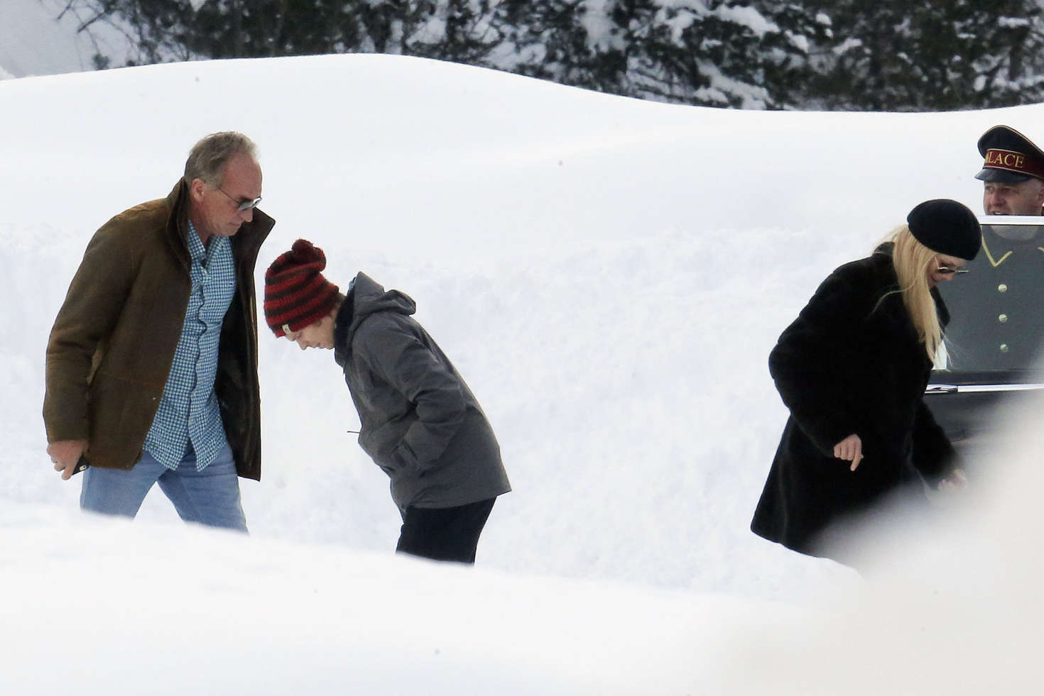 Elin Nordegren on holiday in St Moritz