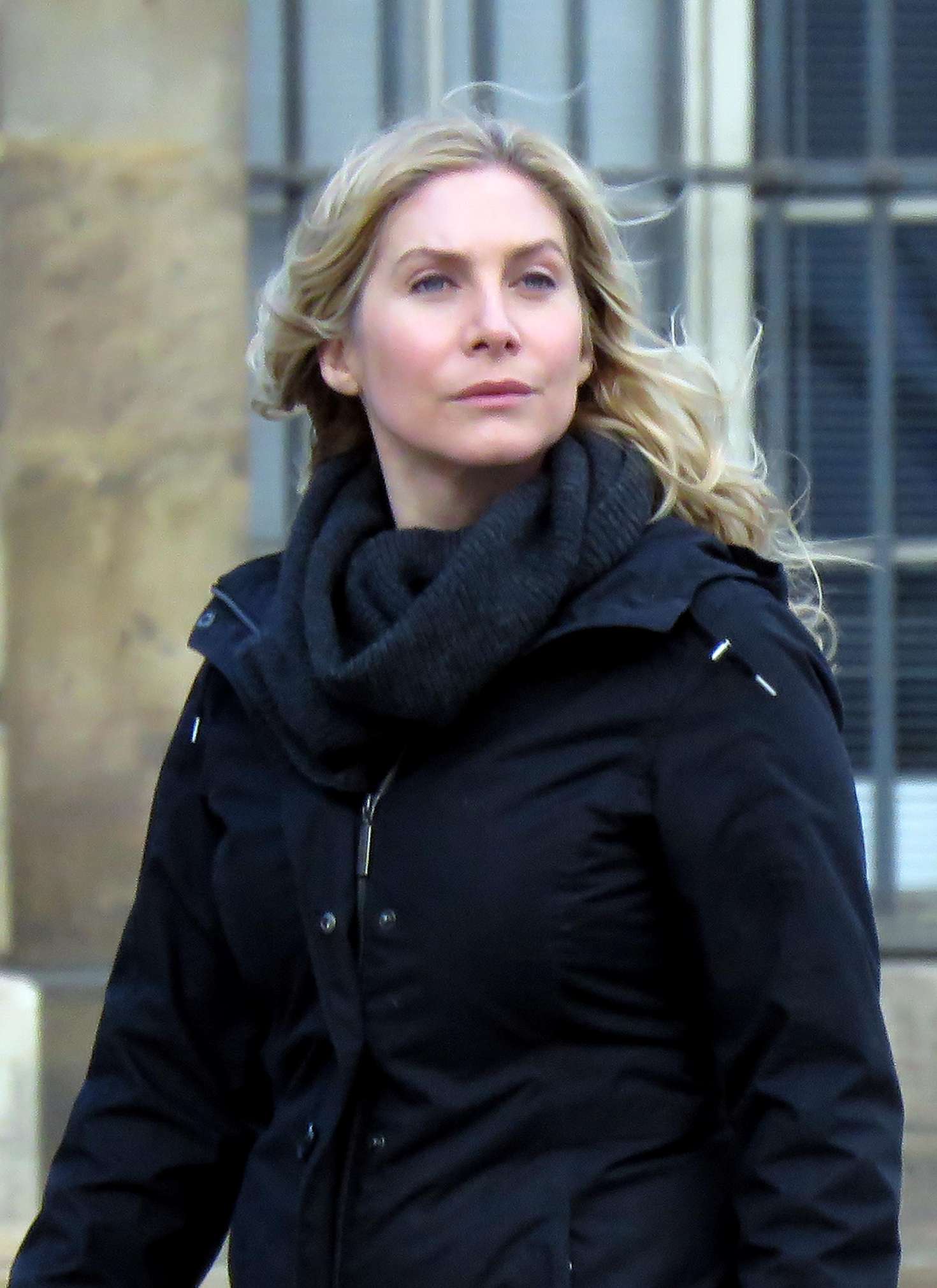 Elizabeth Mitchell at Tuileries Garden in Paris