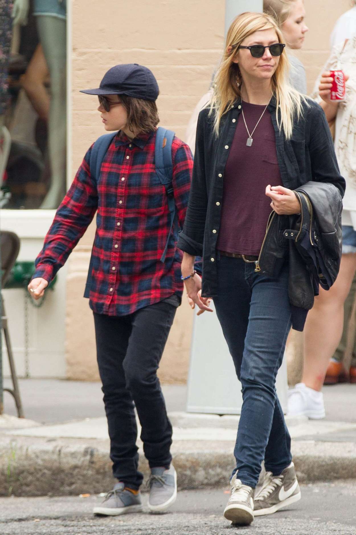 Ellen Page go out in Soho